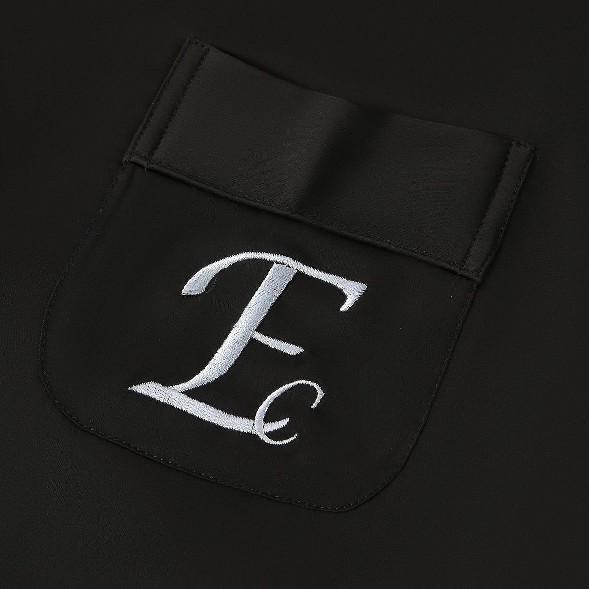 Pyjamas satin luxury trousers & shirt black