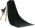 Black pashmina shawl 200X70CM 100% recycled polyester