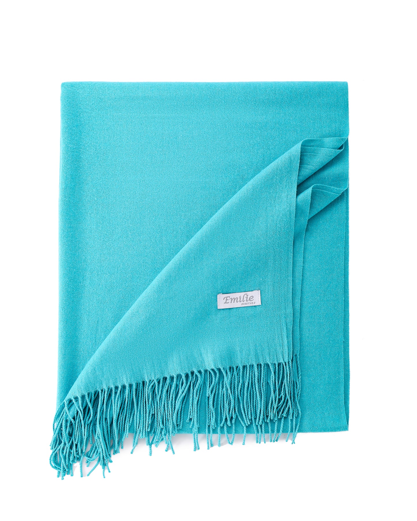 Pashmina scarf morpho blue
