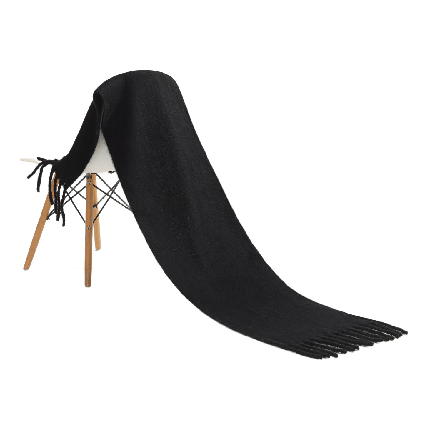 Écharpe d'hiver noire