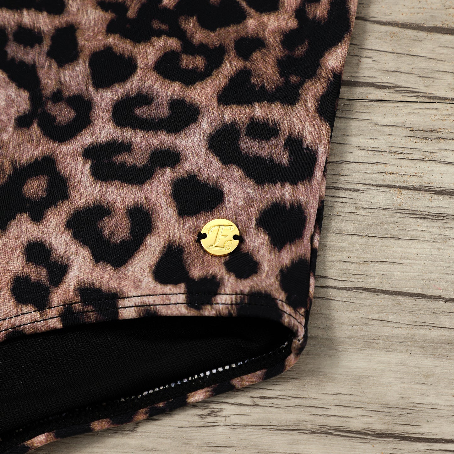 Leopard print swimsuit