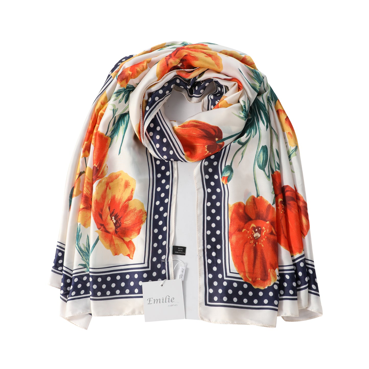 Scarf silky feeling