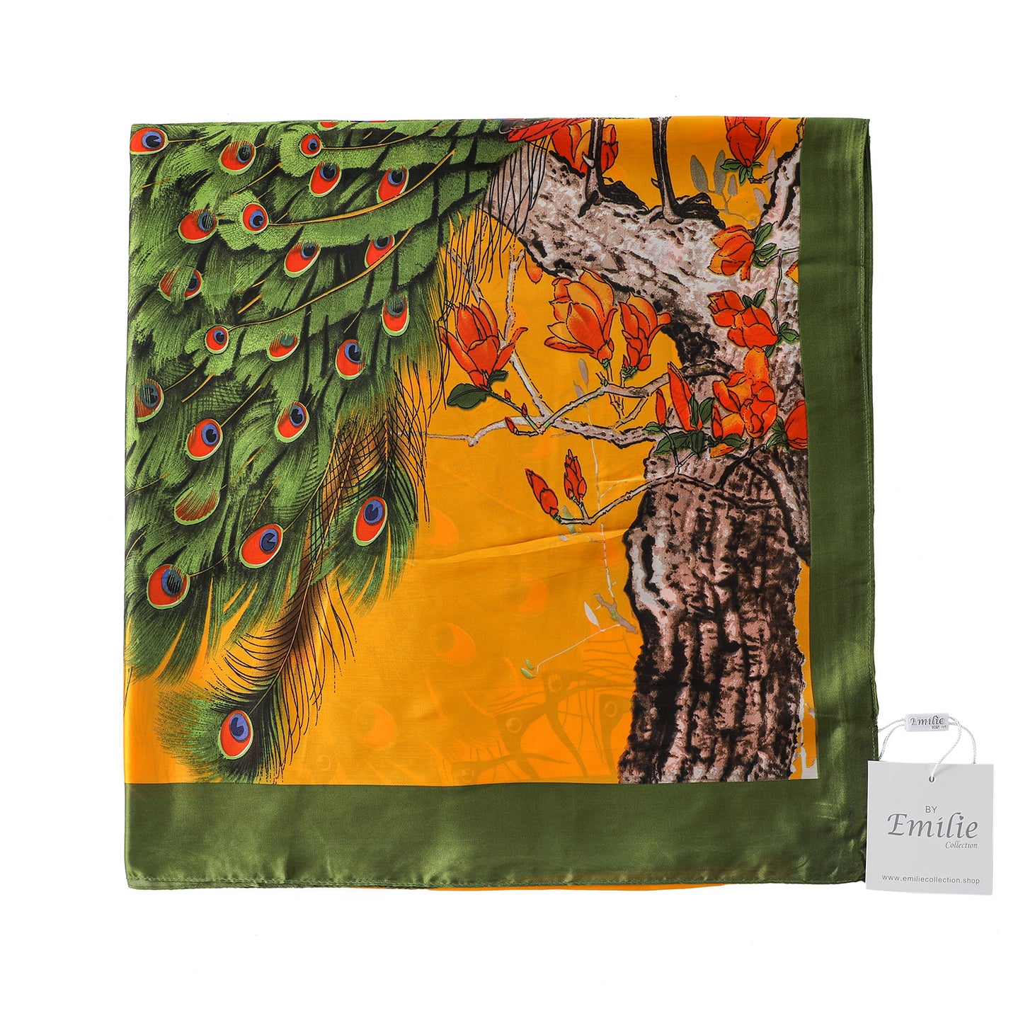 Scarf silky feeling