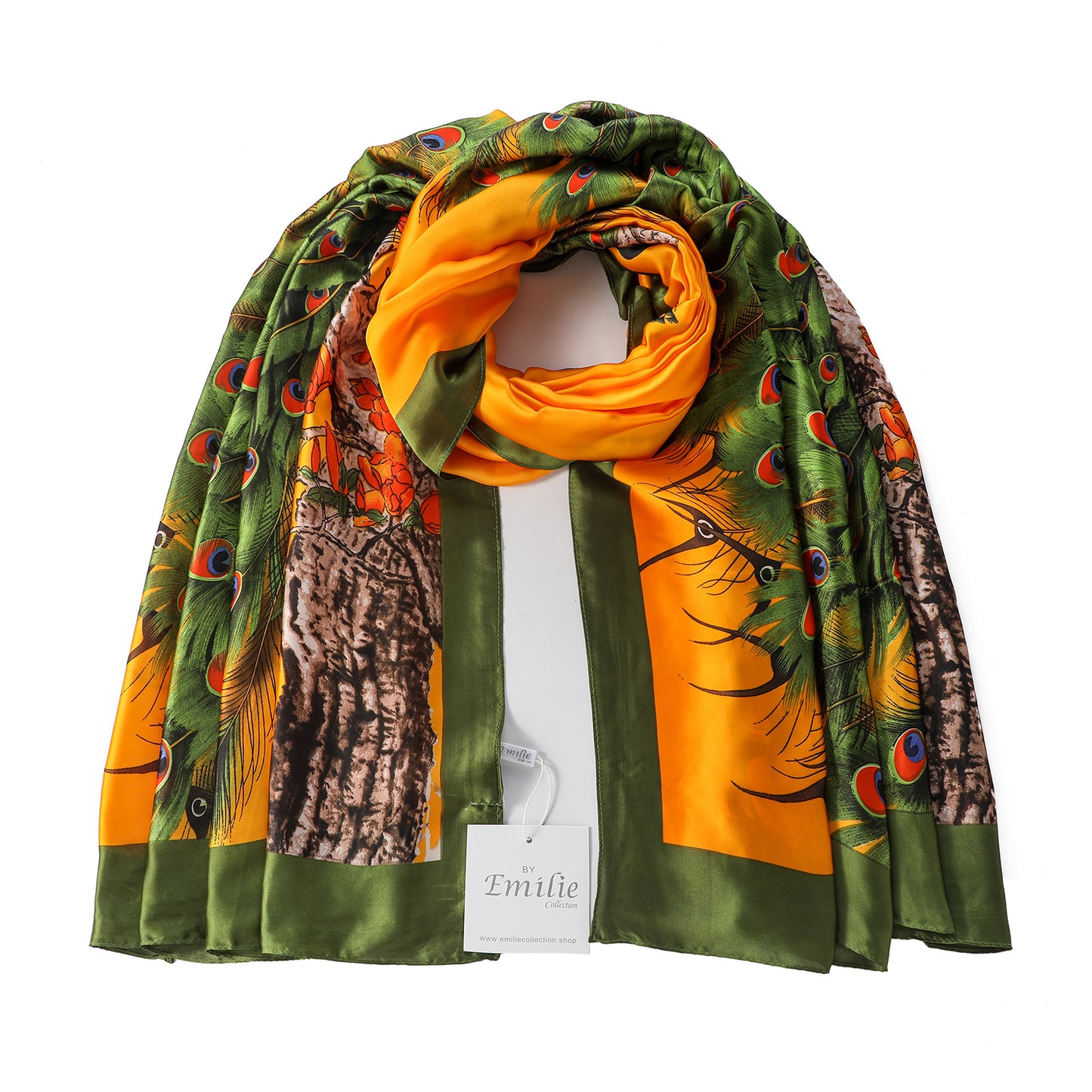 Scarf silky feeling