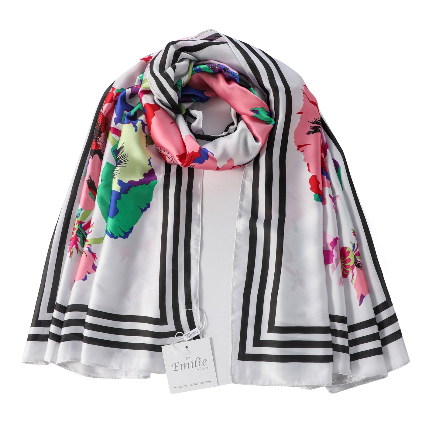 Scarf silky feeling