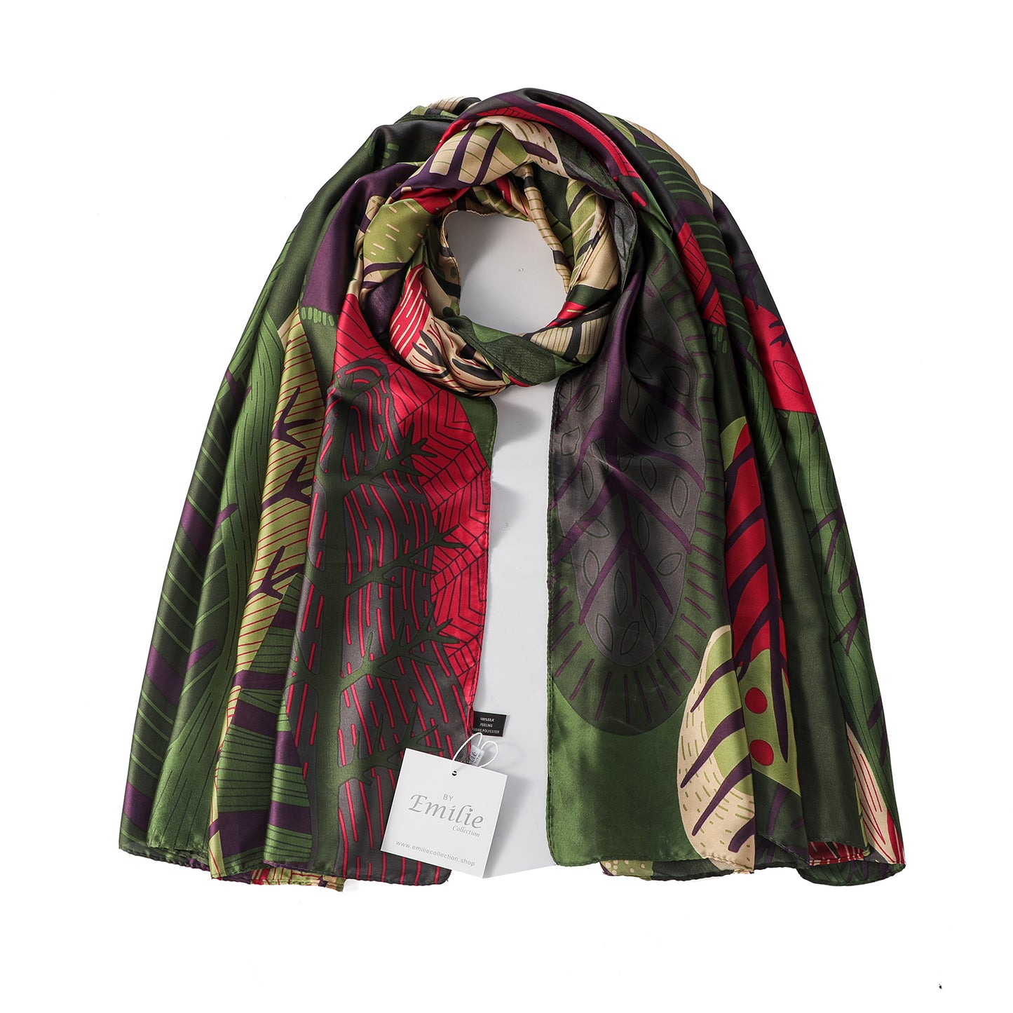 Scarf silky feeling