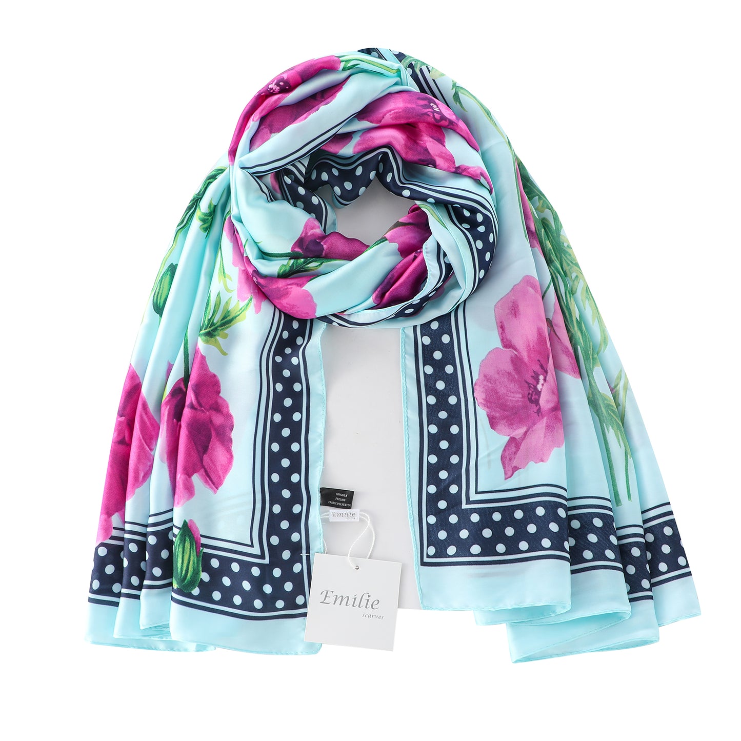 Scarf silky feeling