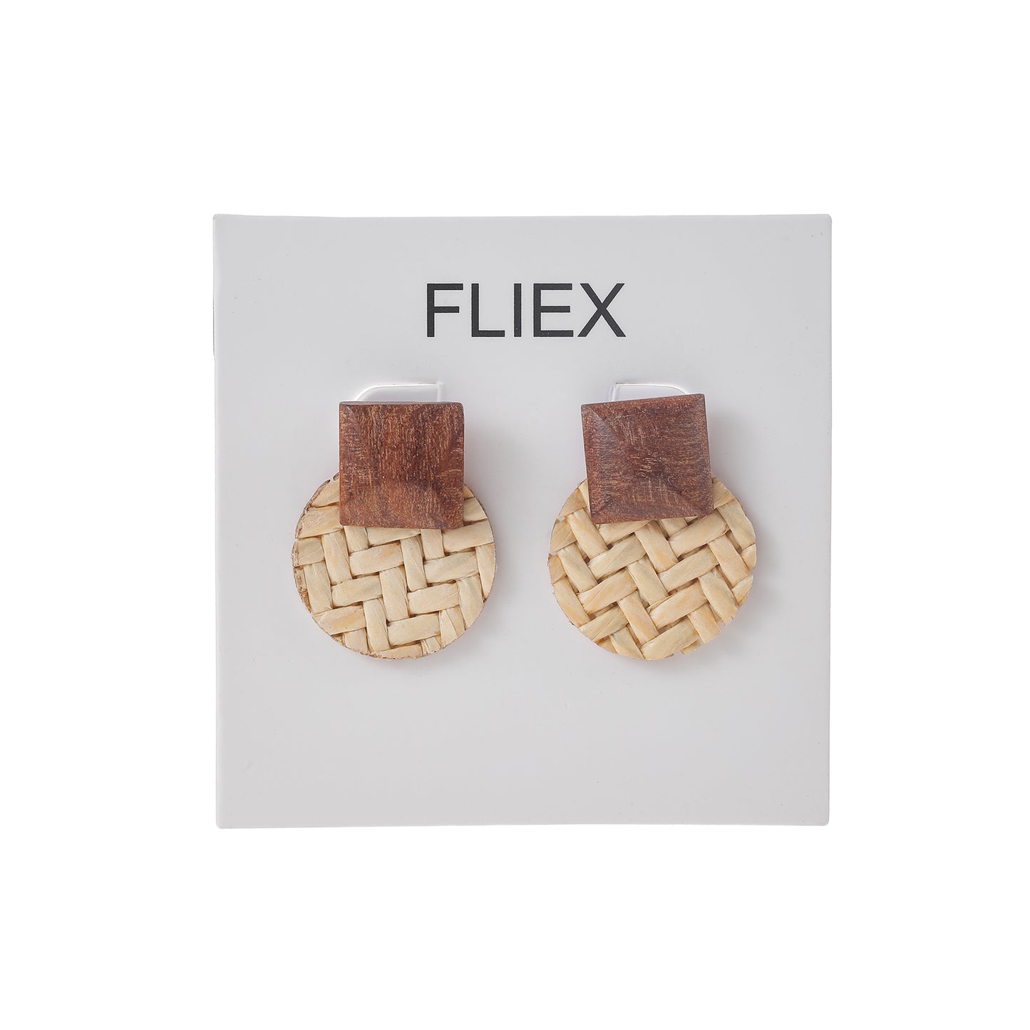 Earrings wood