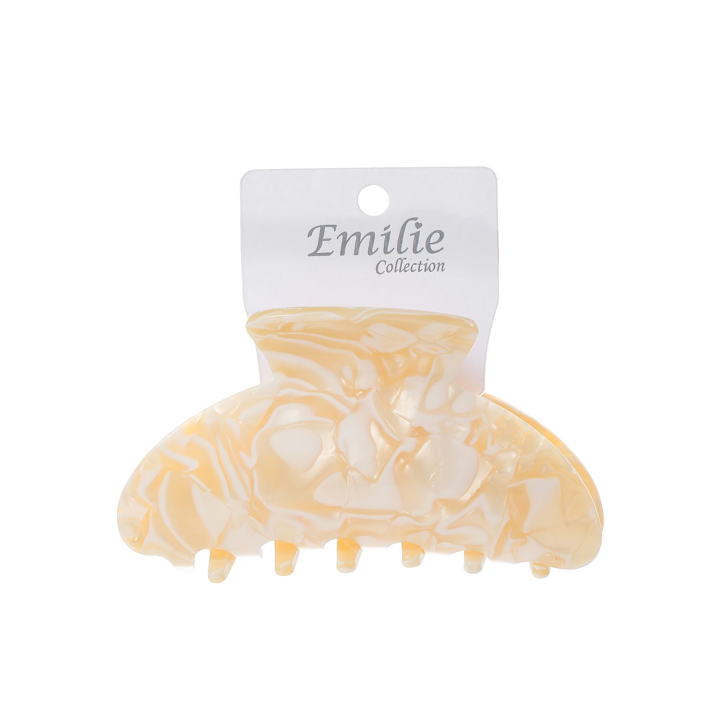 Hair clip marble