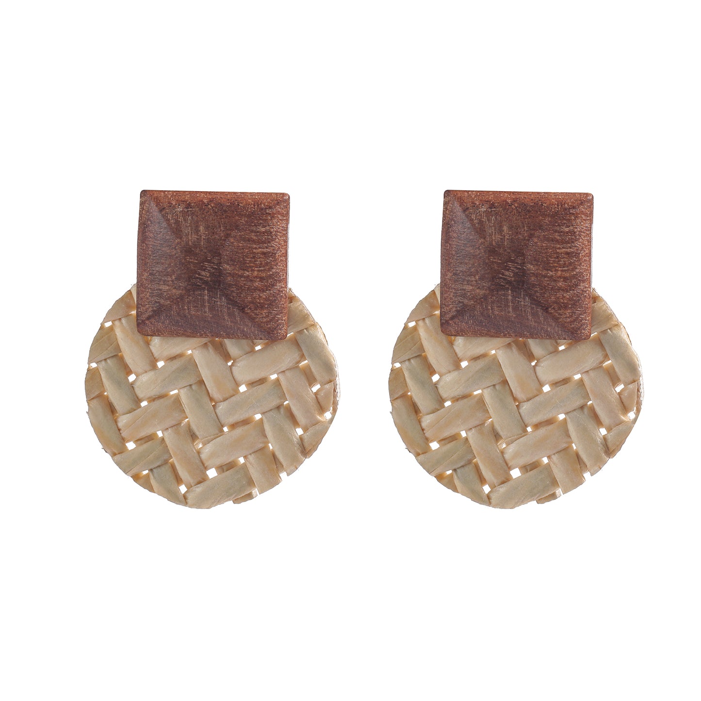 Earrings wood