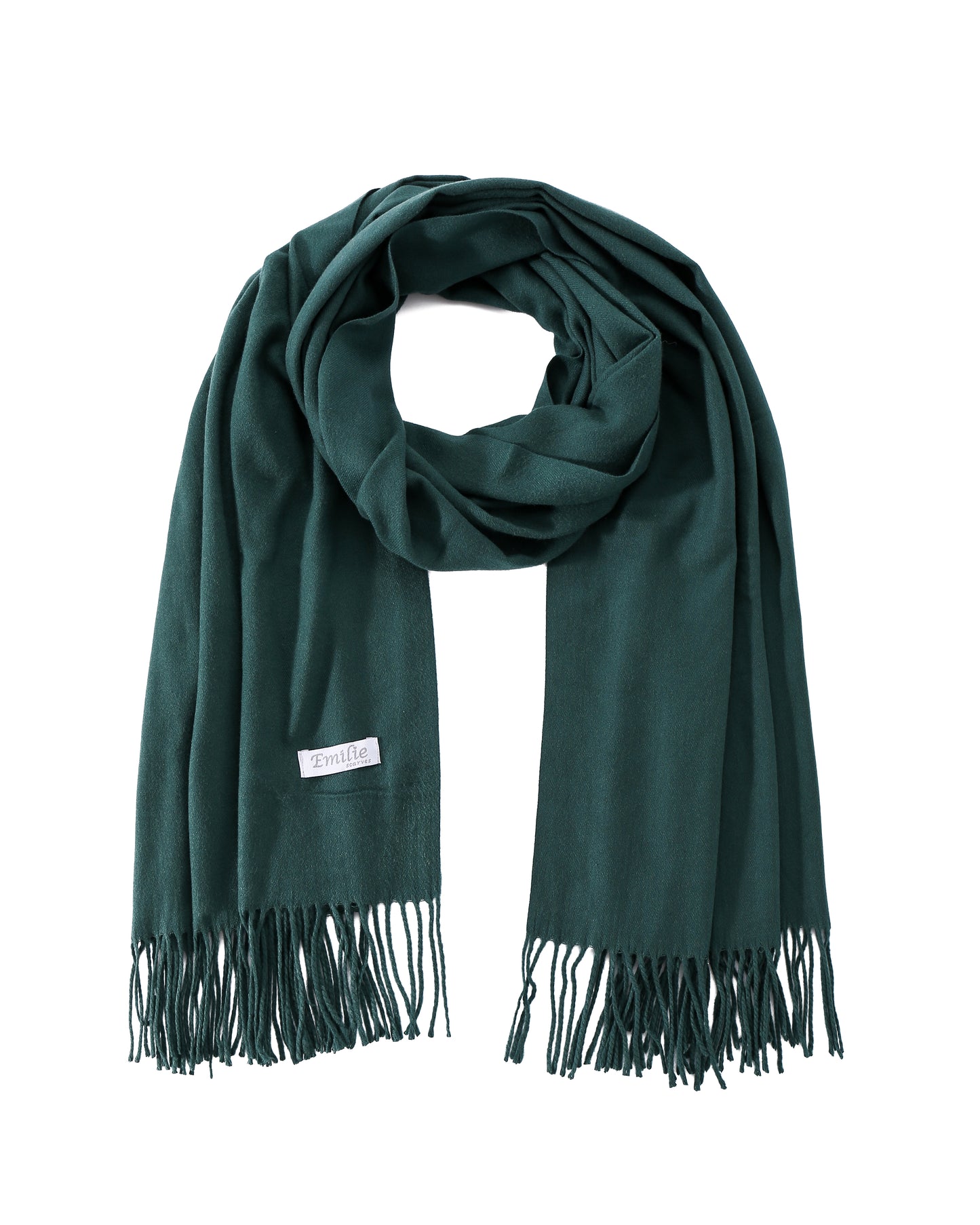 Pashmina scarf emerald green