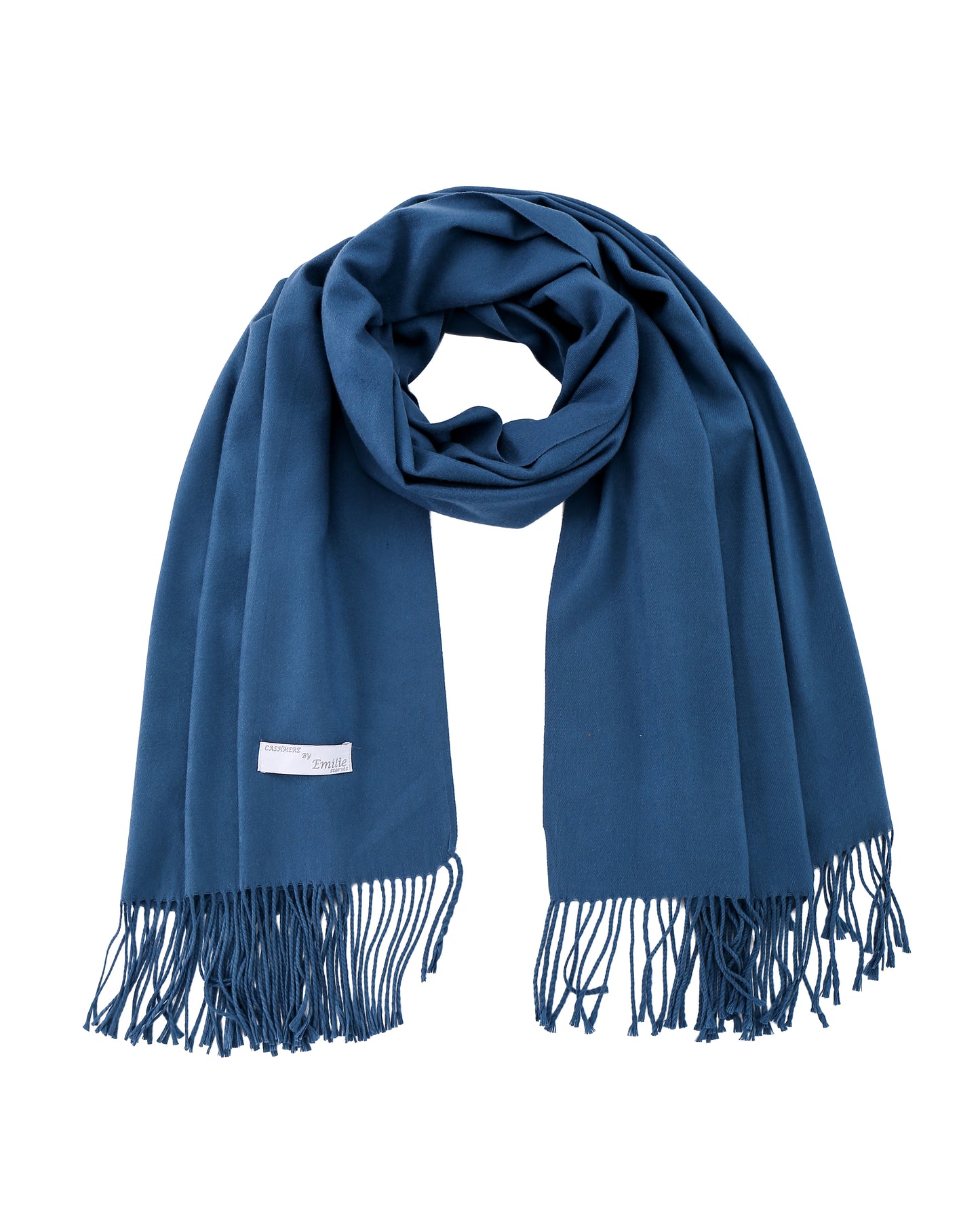 Pashmina scarf petrol blue