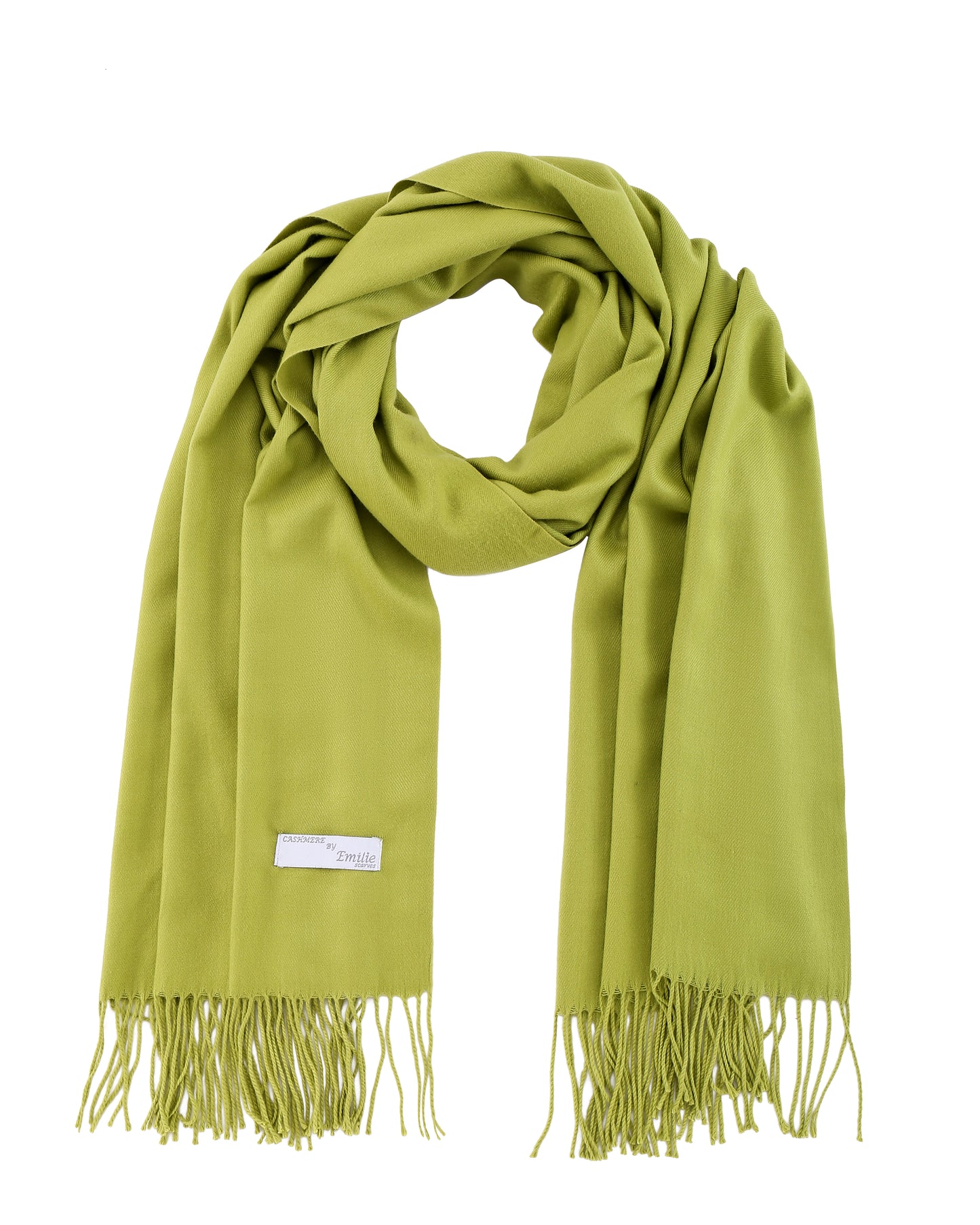 Pashmina scarf apple green