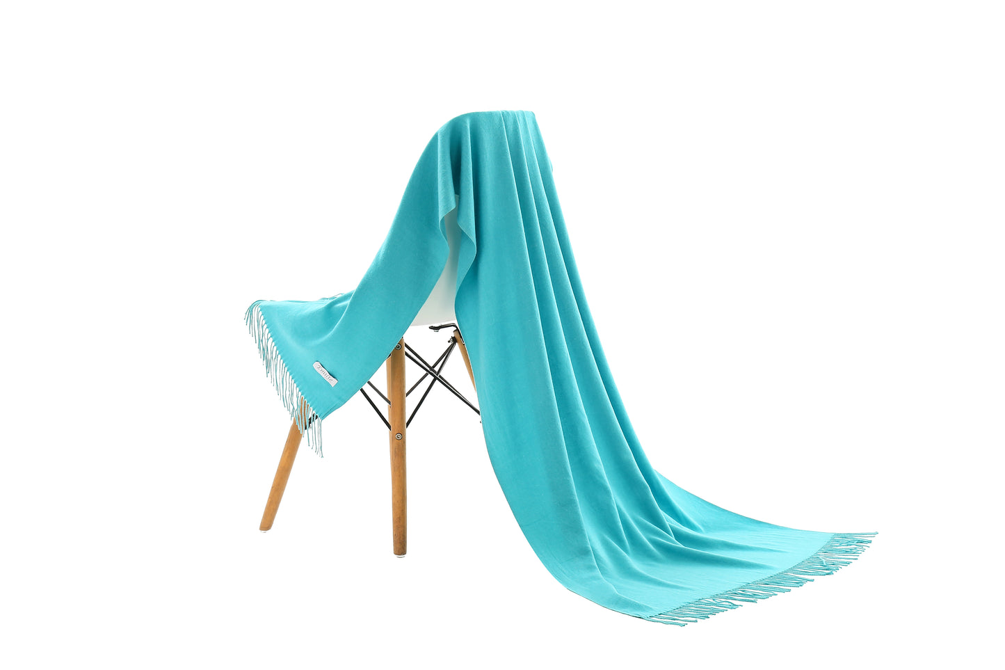 Pashmina scarf morpho blue