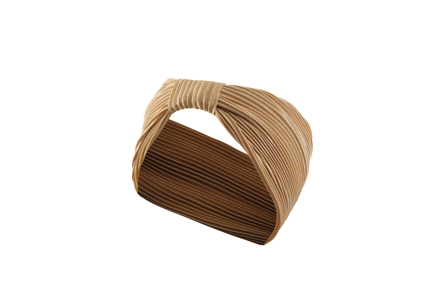 Headband satin light gold