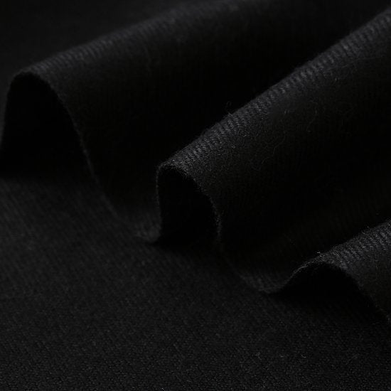 Black shawl pashmina XL 100% recycled polyester 220X90CM