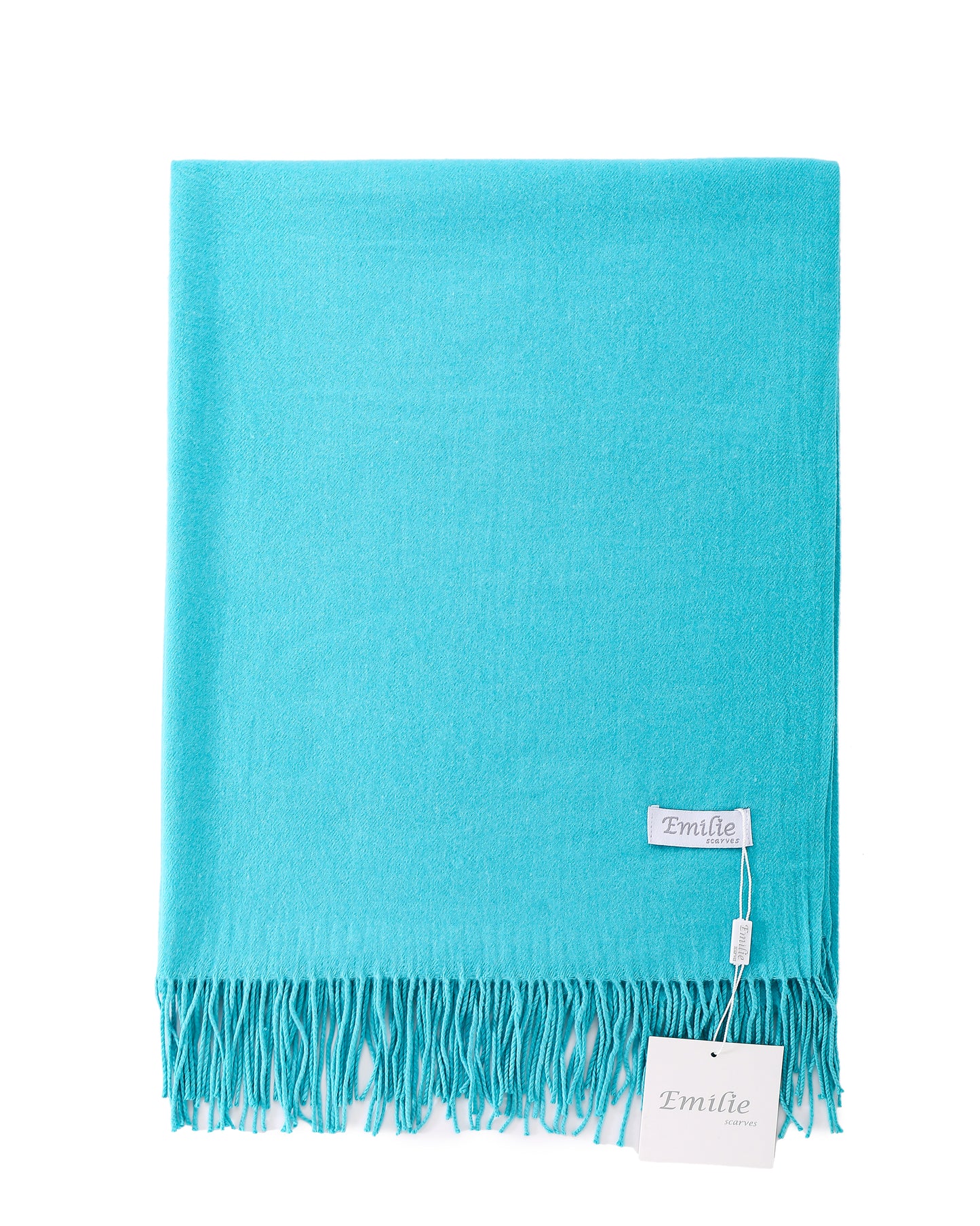 Pashmina scarf morpho blue