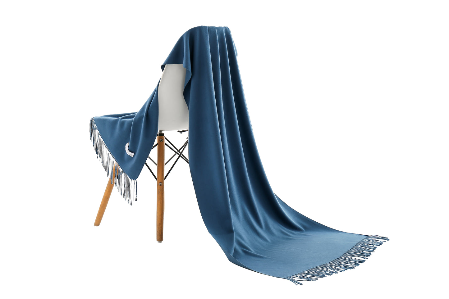 Pashmina scarf petrol blue