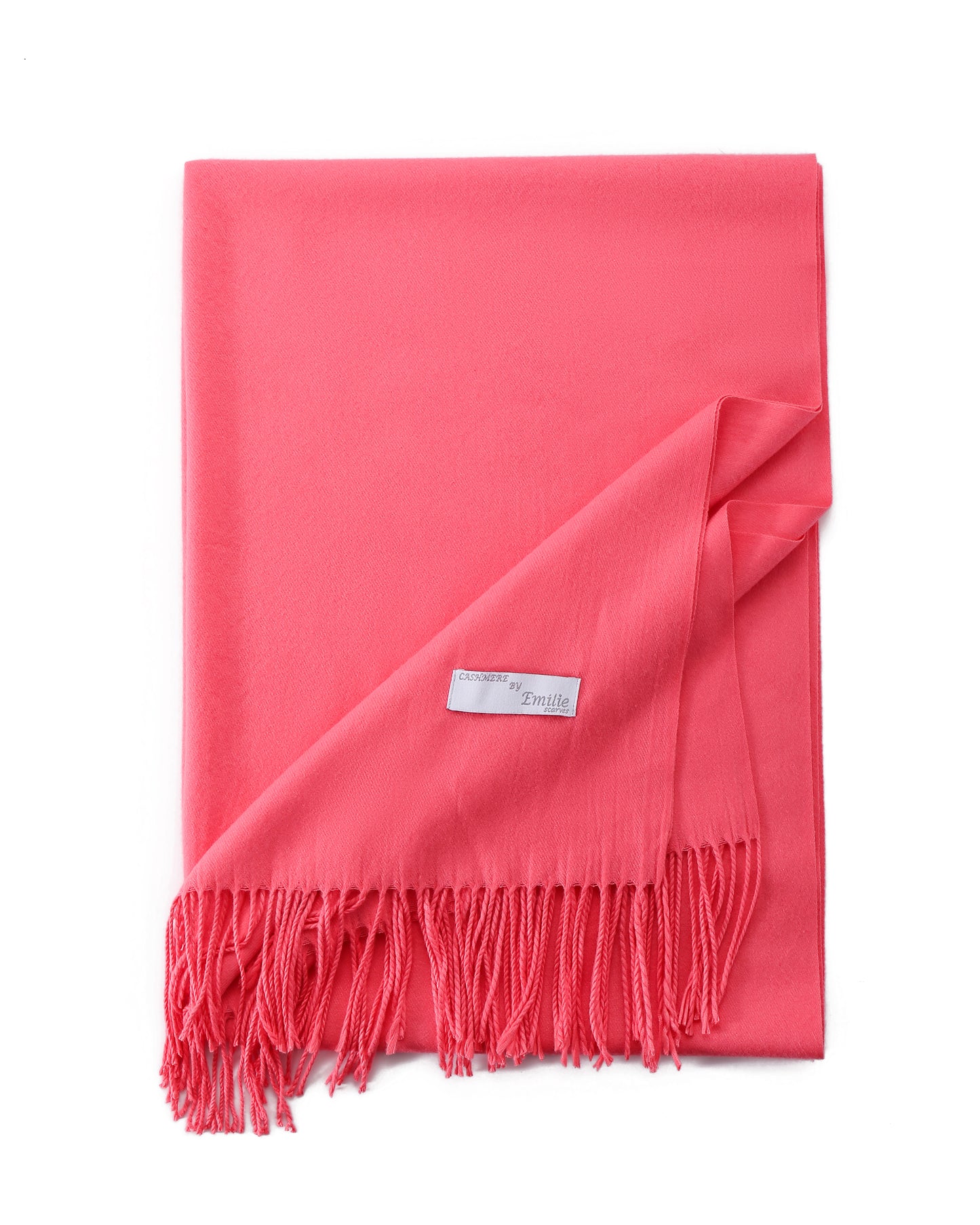 Pashmina scarf coral pink