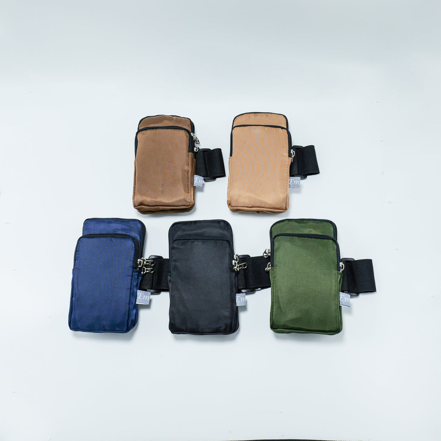 Sports Arm Phone Belt – Water-Resistant Running Armband (17x9cm)-green