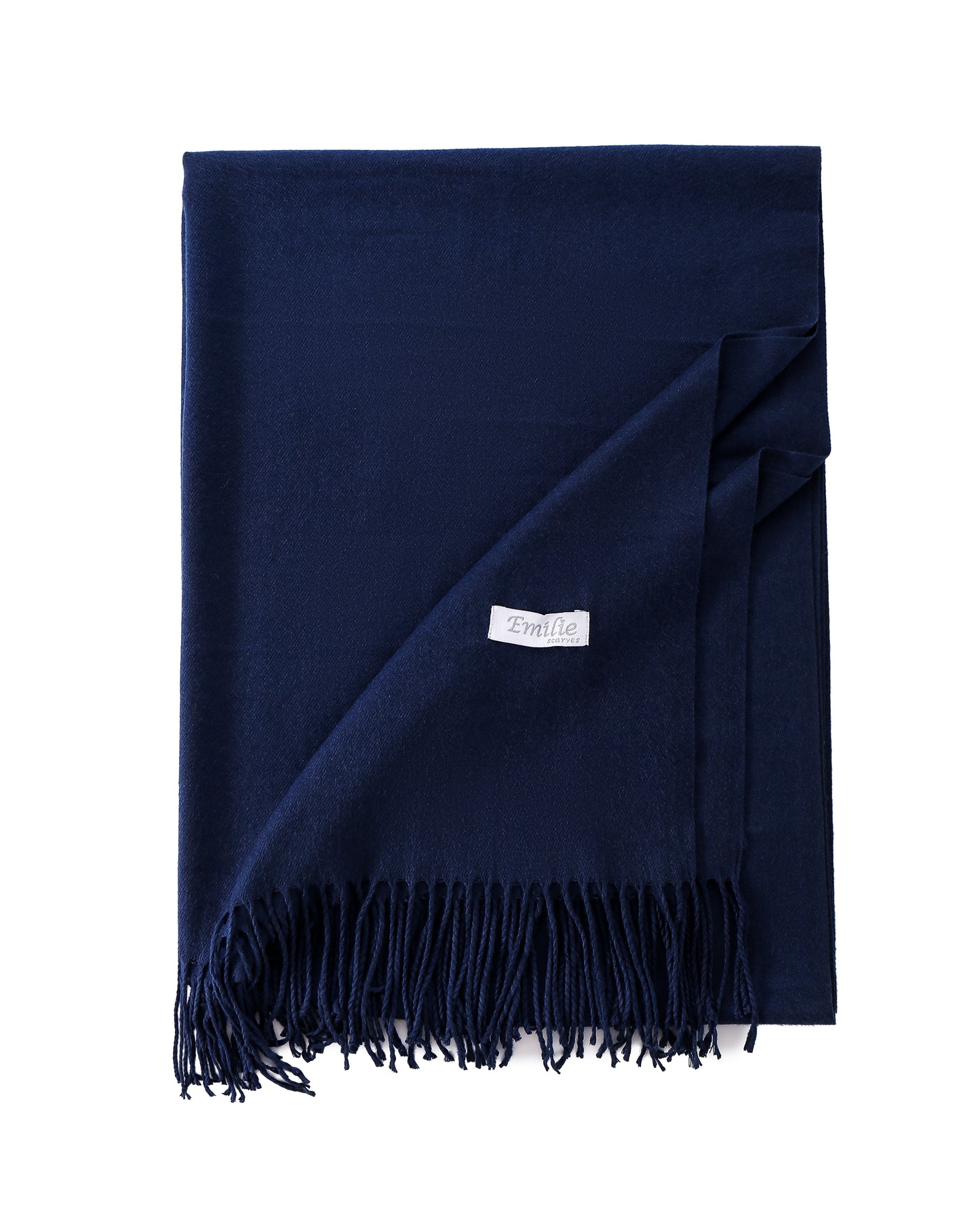 Pashmina scarf navy blue