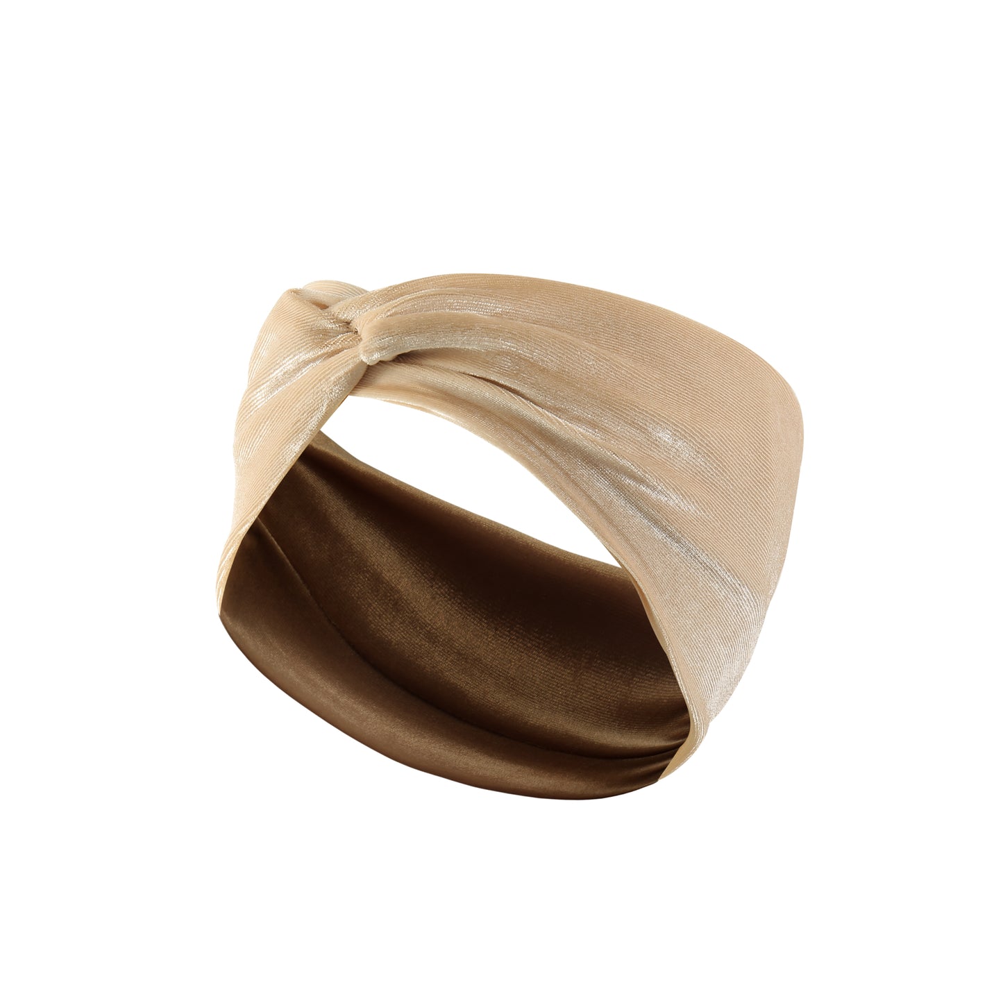 Headband velvet champagne