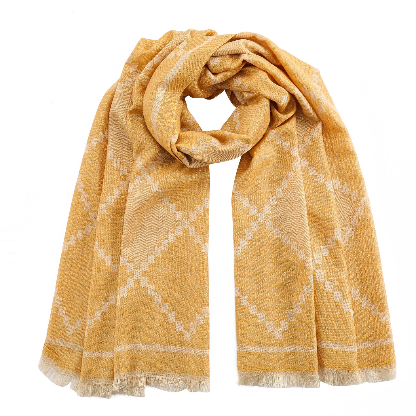 Glitter scarf gold