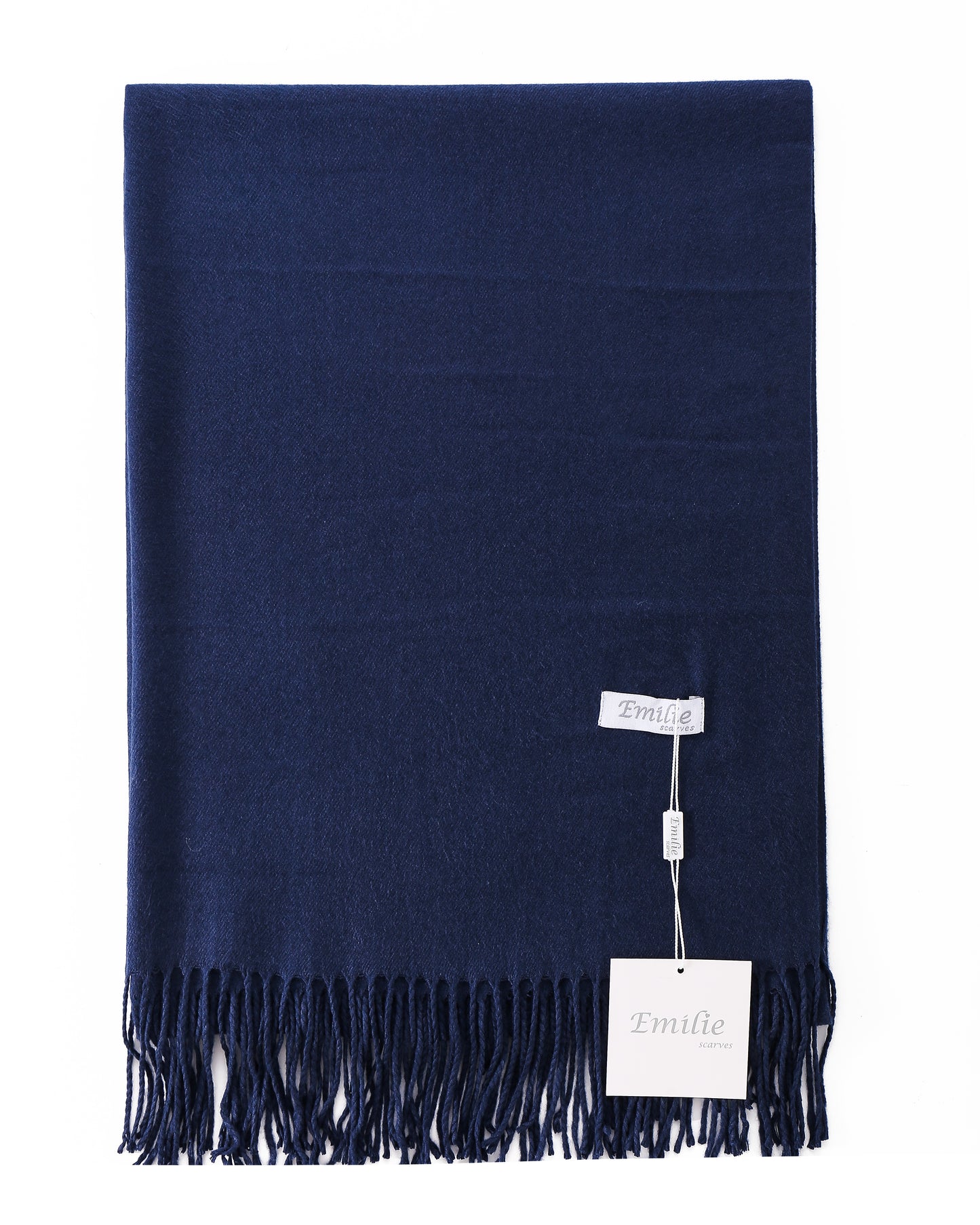 Pashmina scarf navy blue