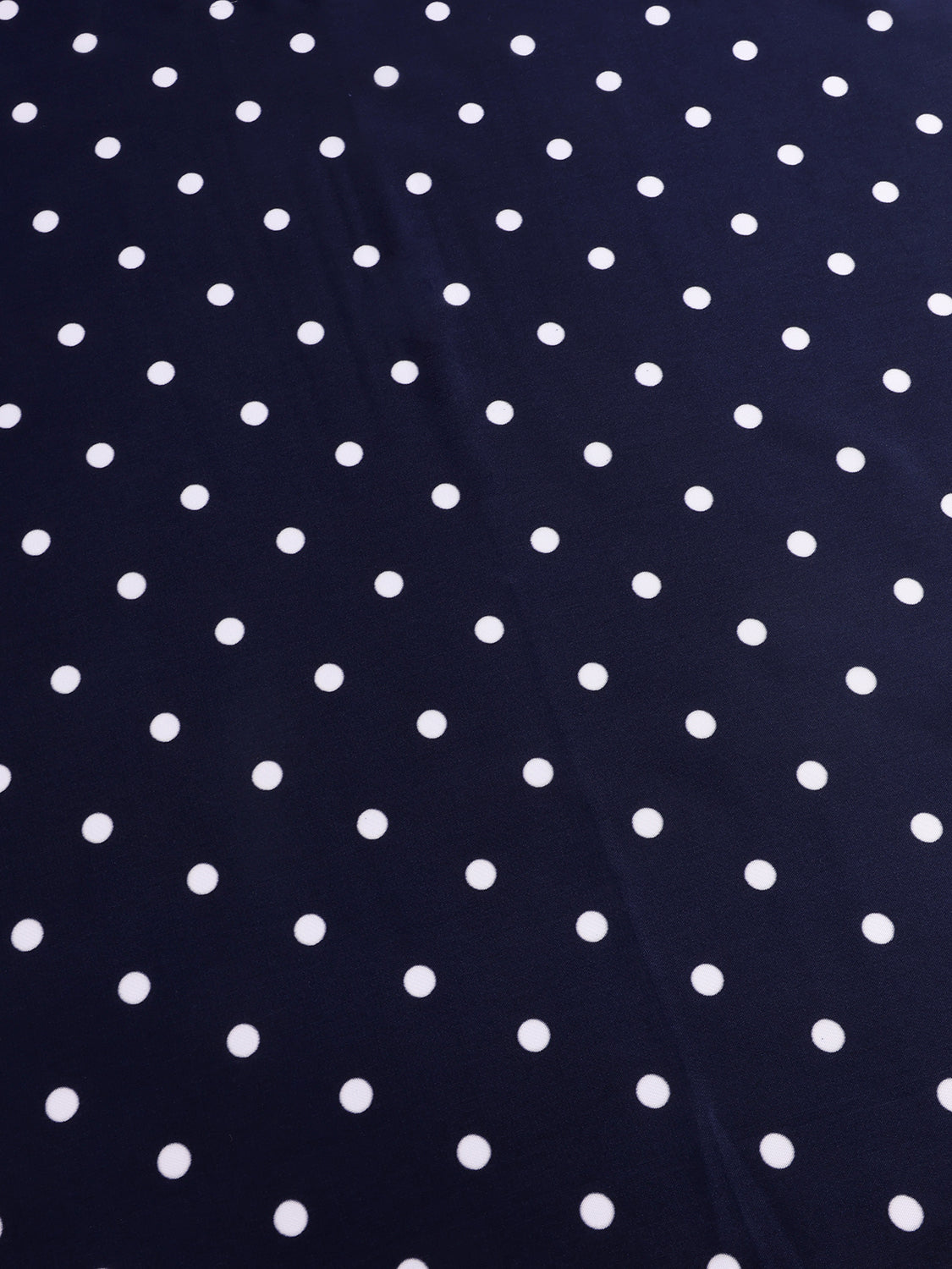 Sjaal met stippen print blauw