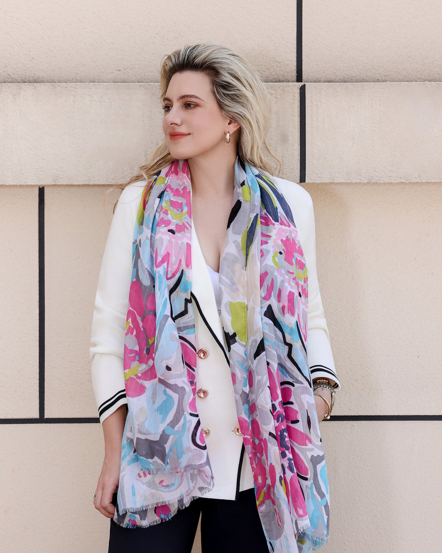 Scarf with print