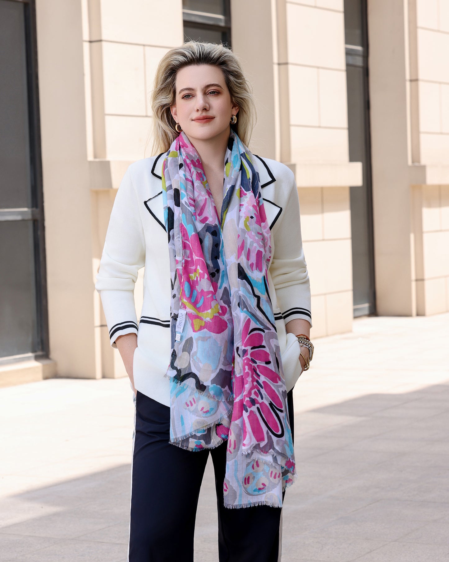 Scarf with print