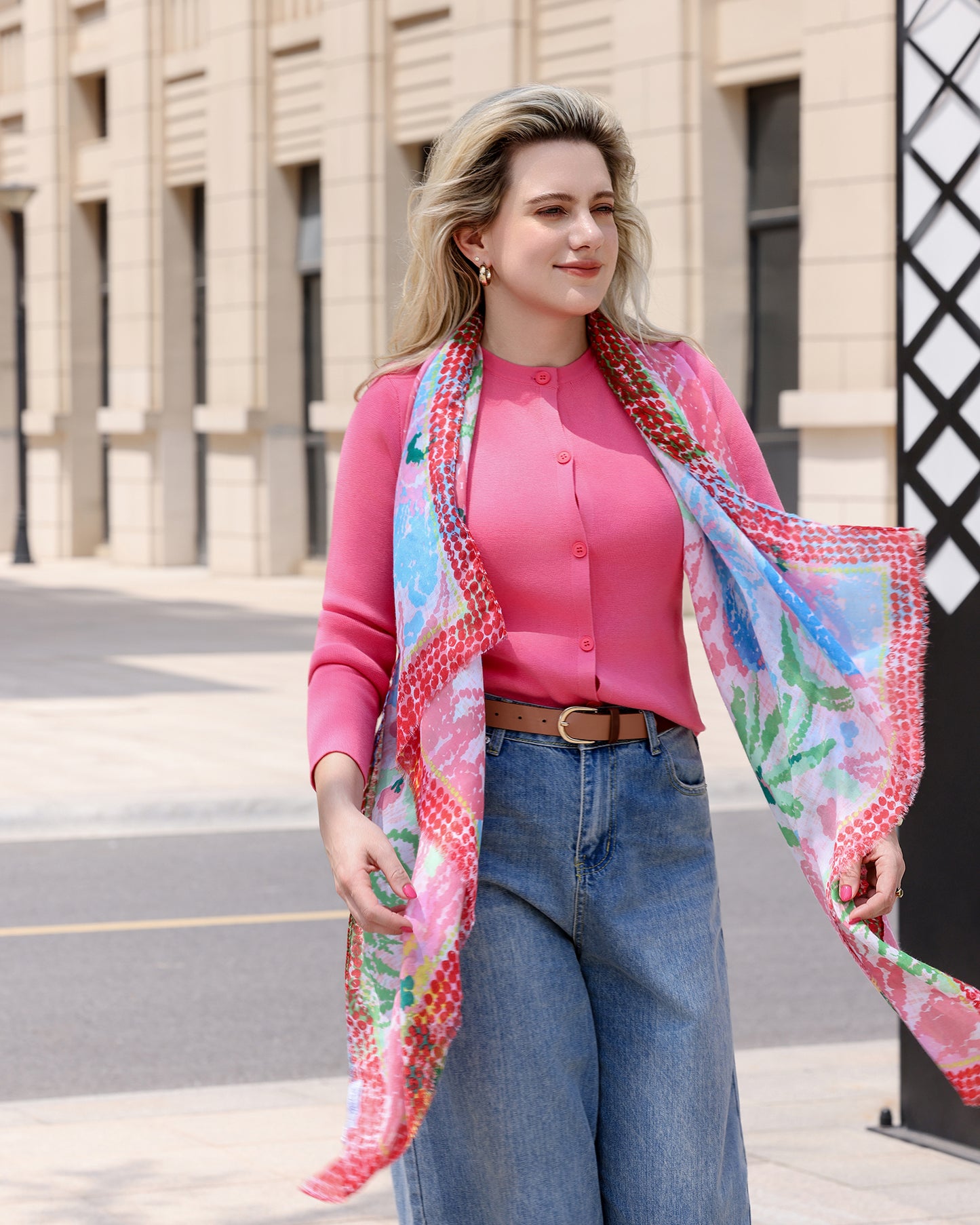 Scarf with print