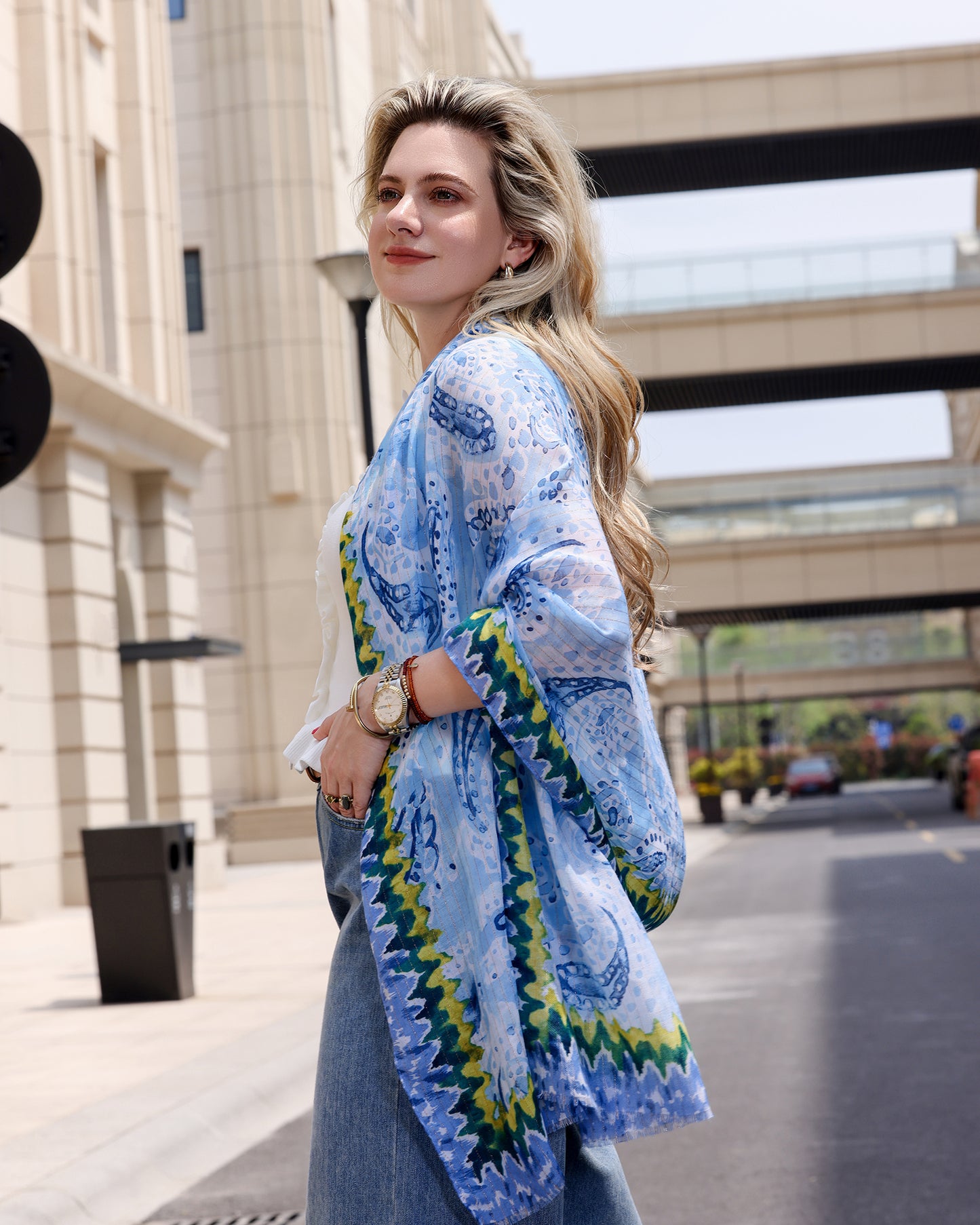 Scarf with print