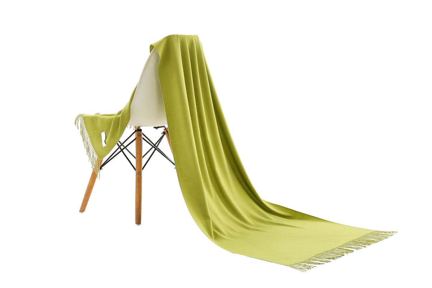 Pashmina scarf apple green