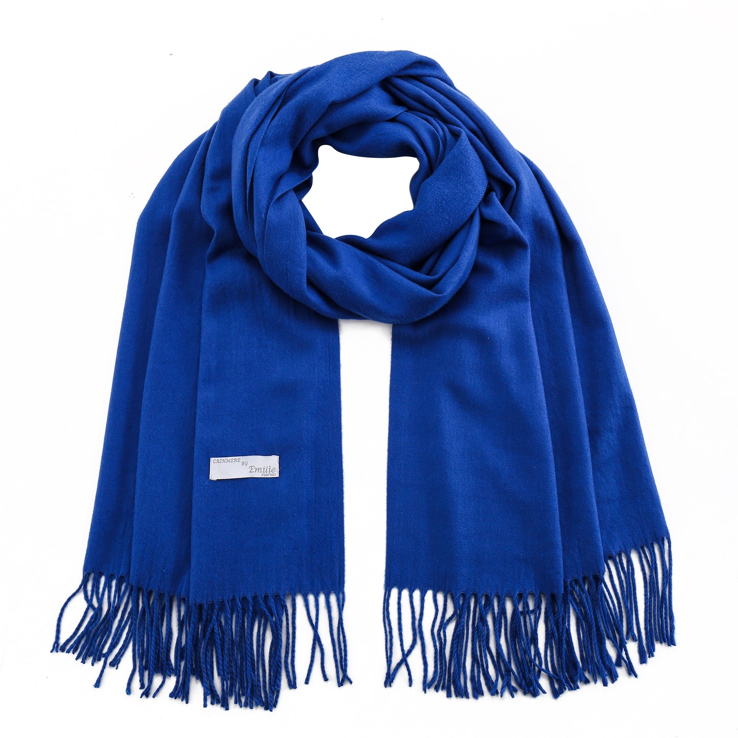 Pashmina scarf cobalt blue