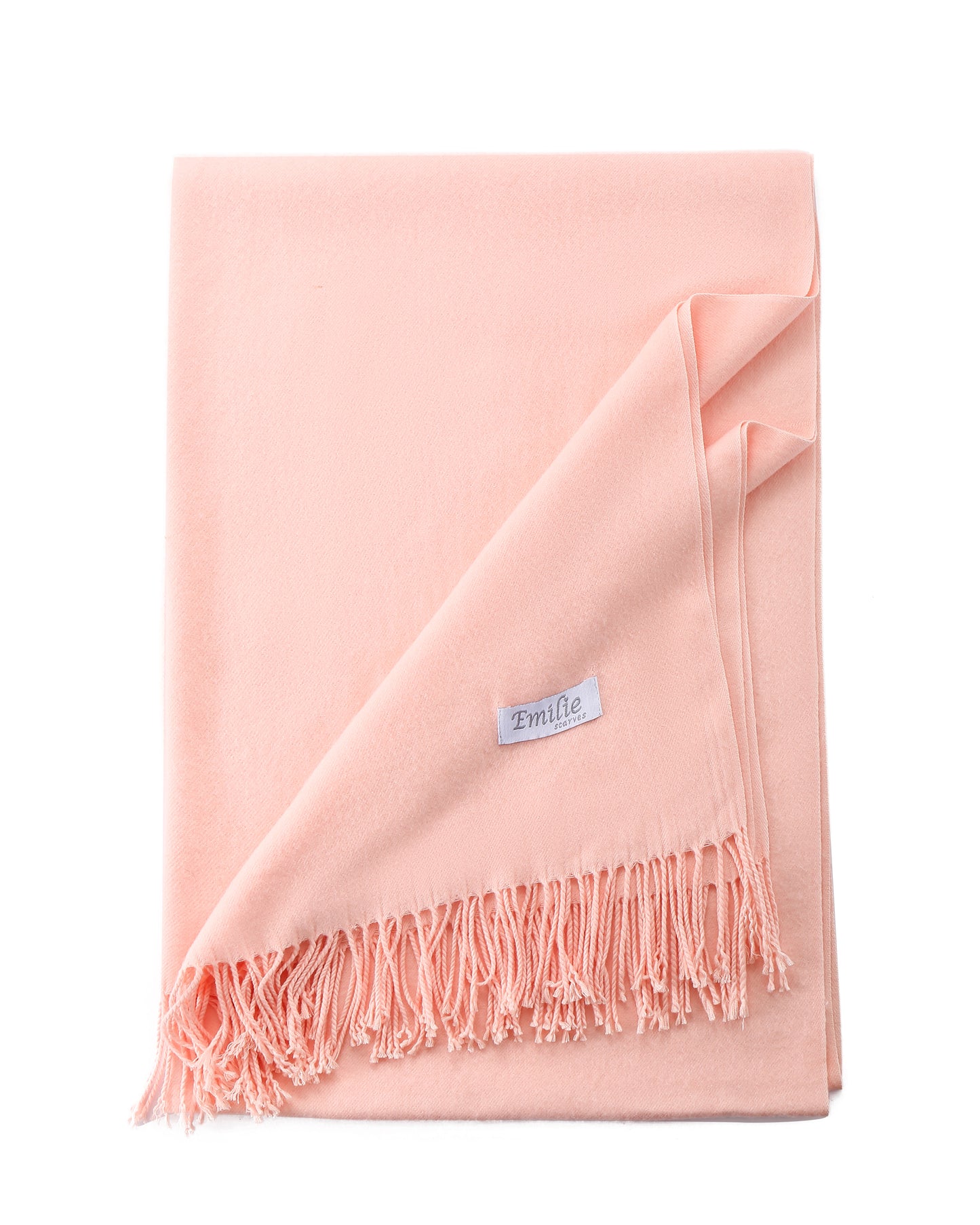 Pashmina scarf salmon pink
