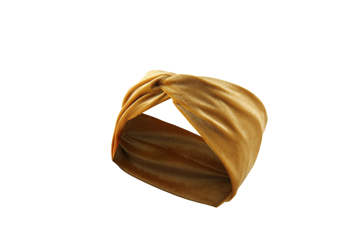 Headband velvet gold