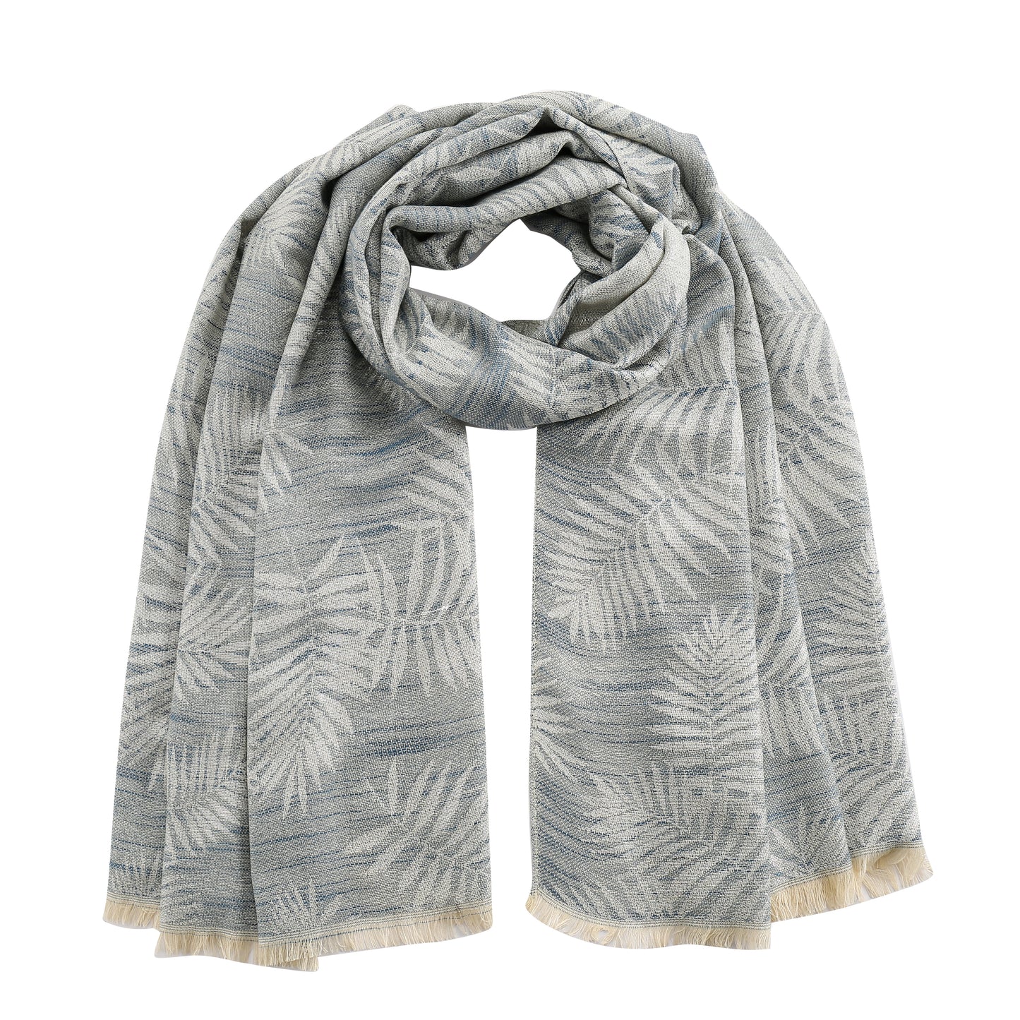 Glitter scarf ice blue