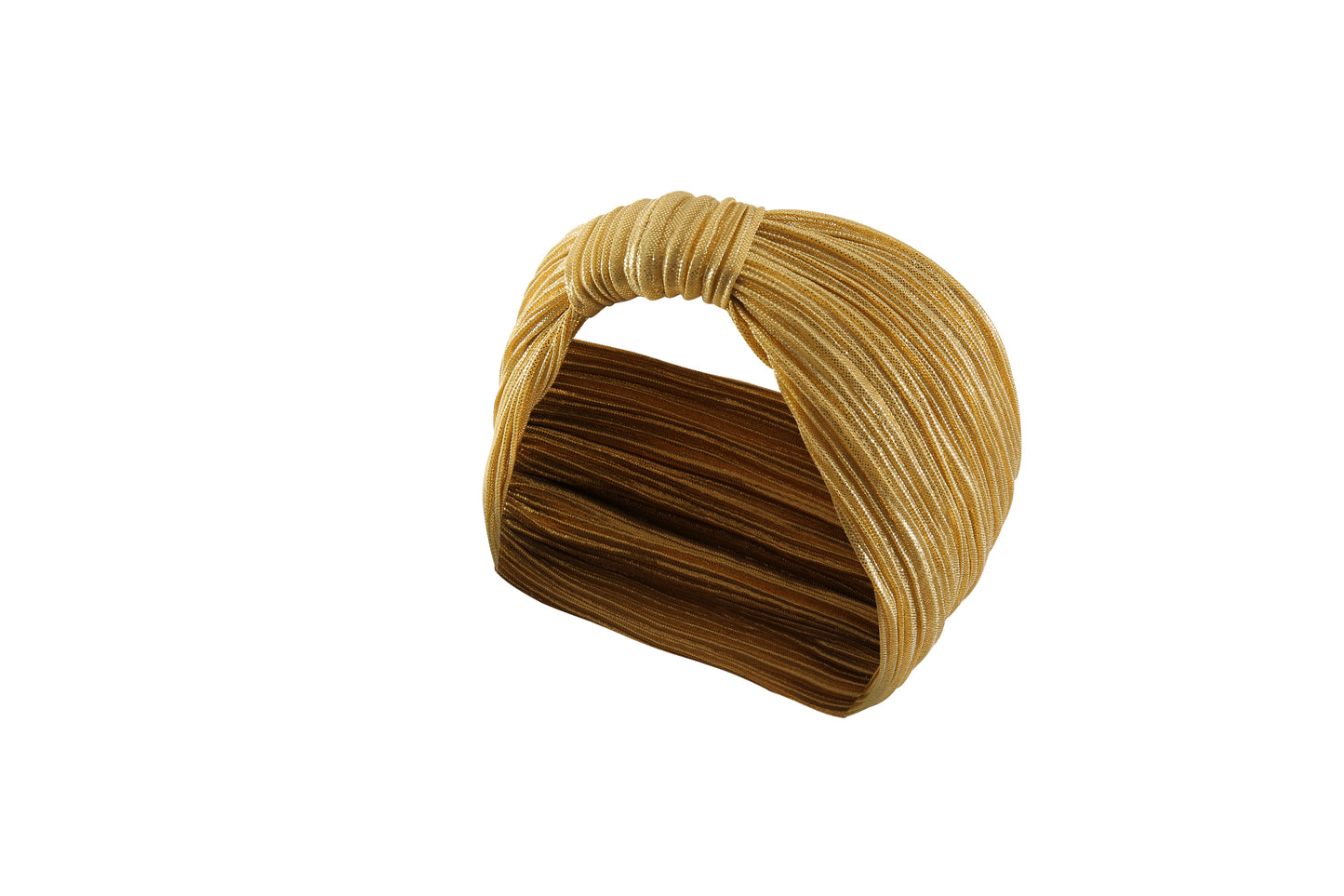 Headband satin gold