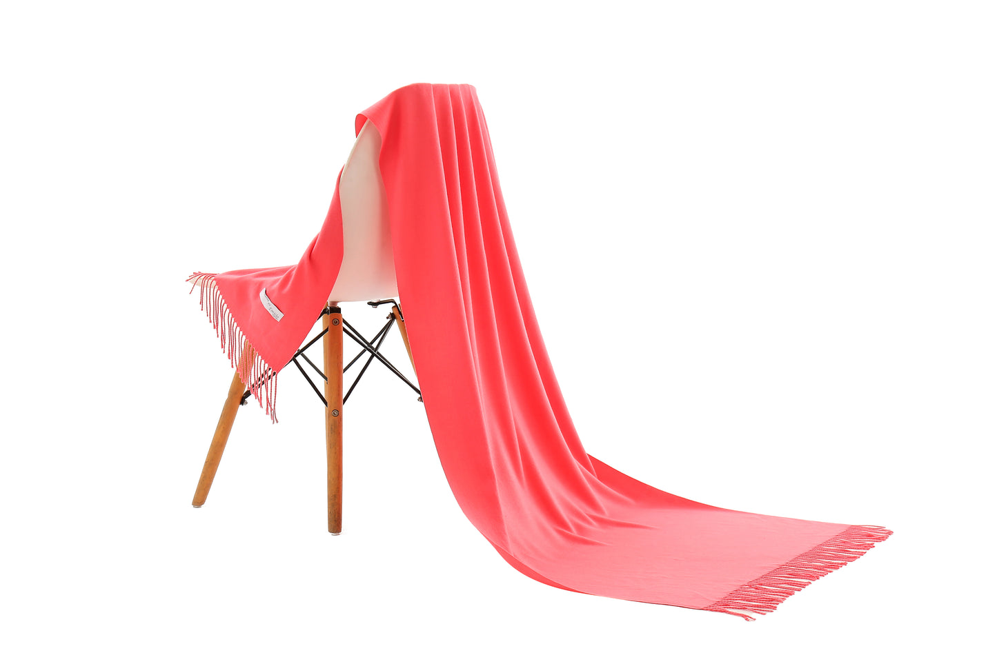 Pashmina scarf coral pink