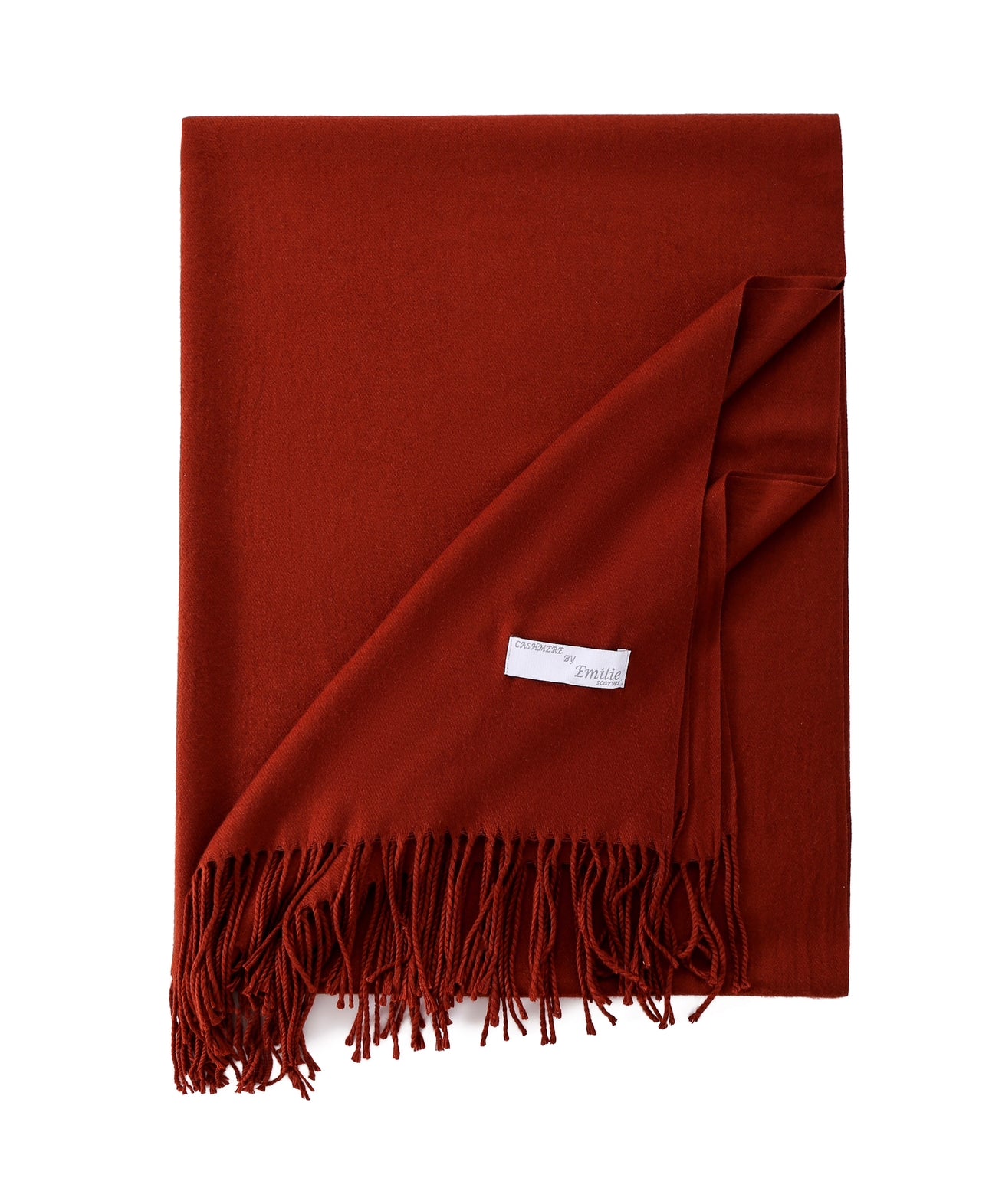 Pashmina scarf chestnut brown