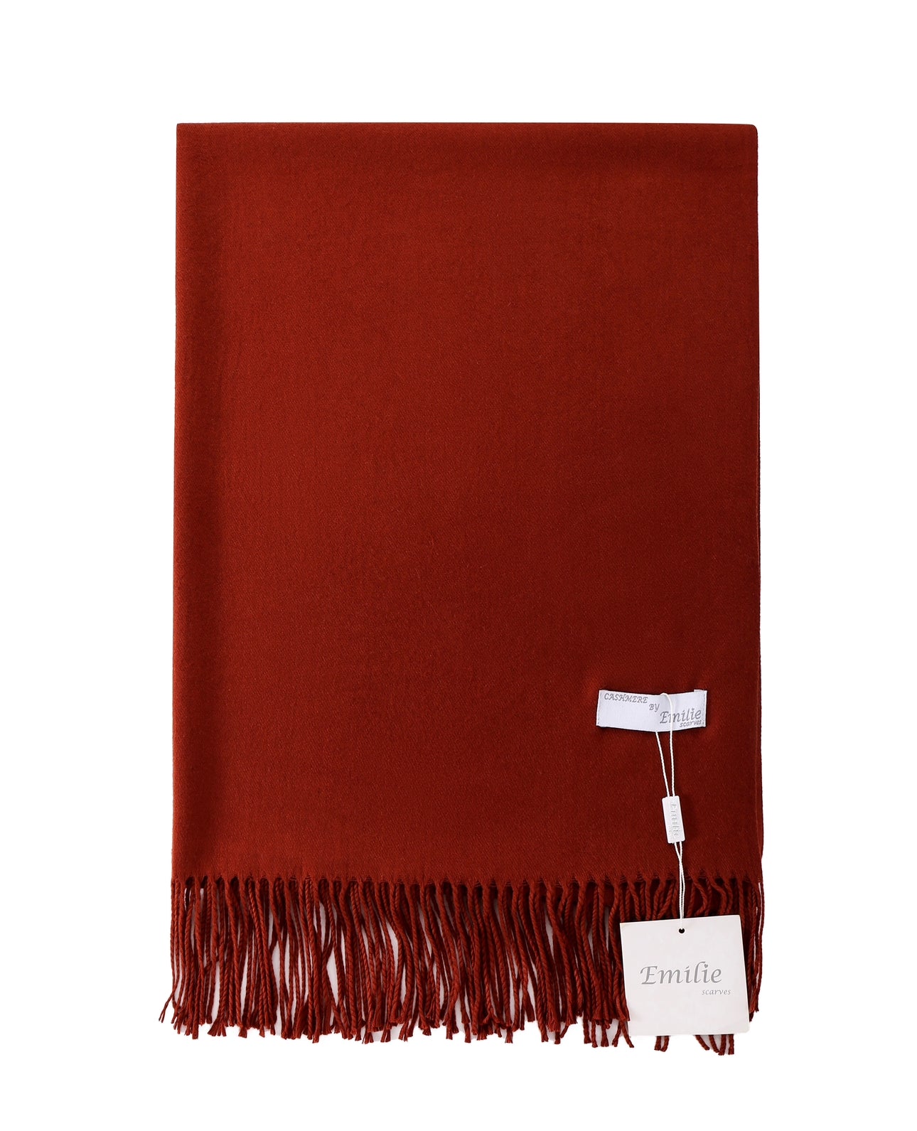 Pashmina scarf chestnut brown