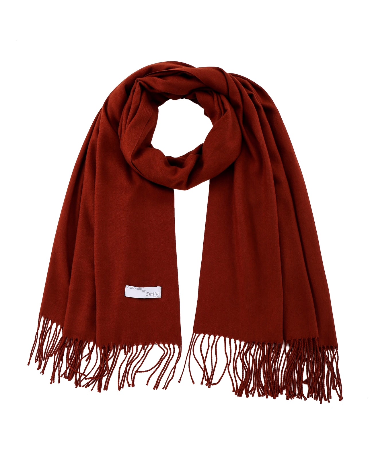 Pashmina scarf chestnut brown