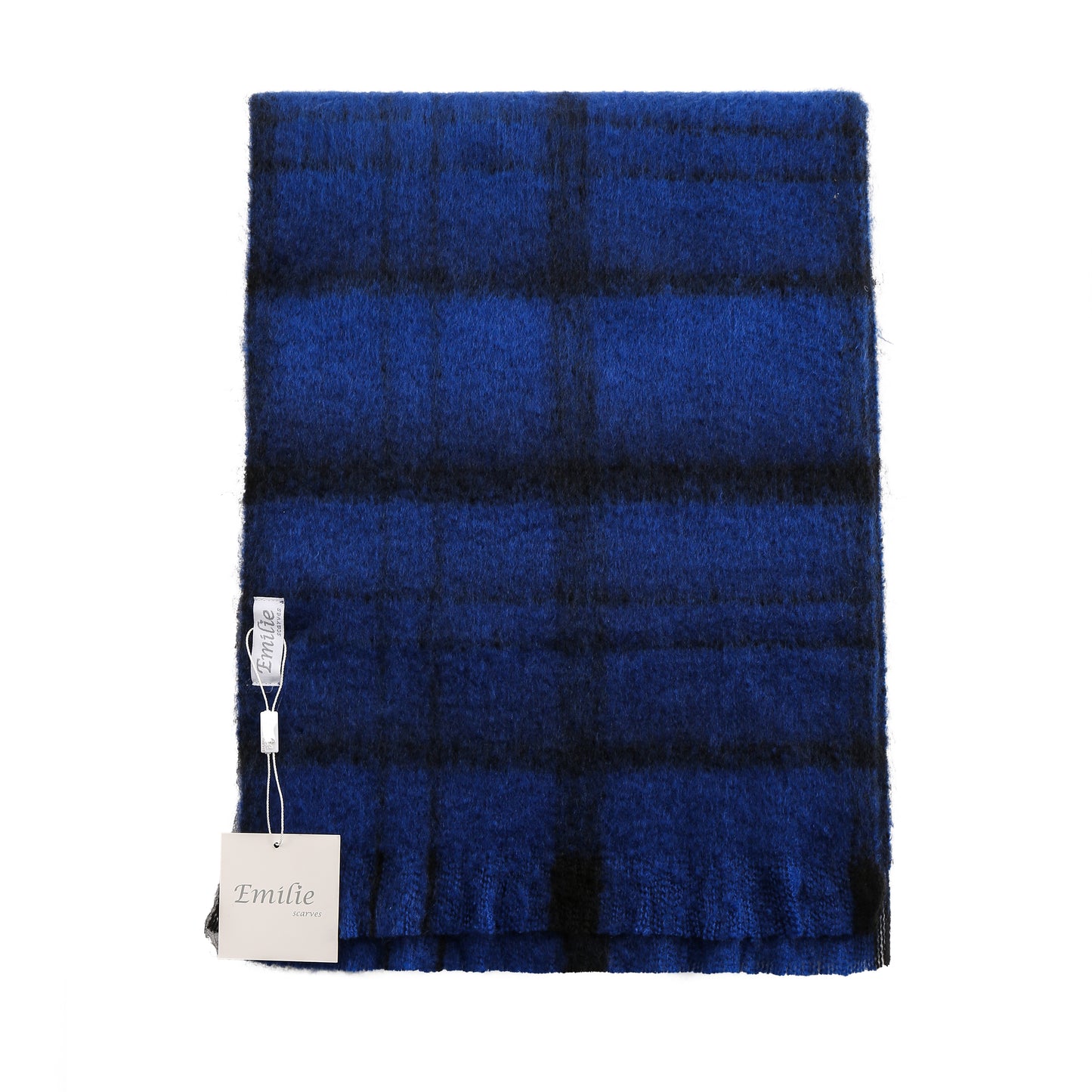 Winter scarf cobalt blue