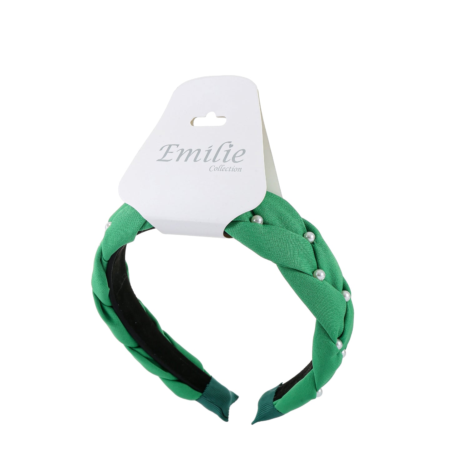 Headband pearls green