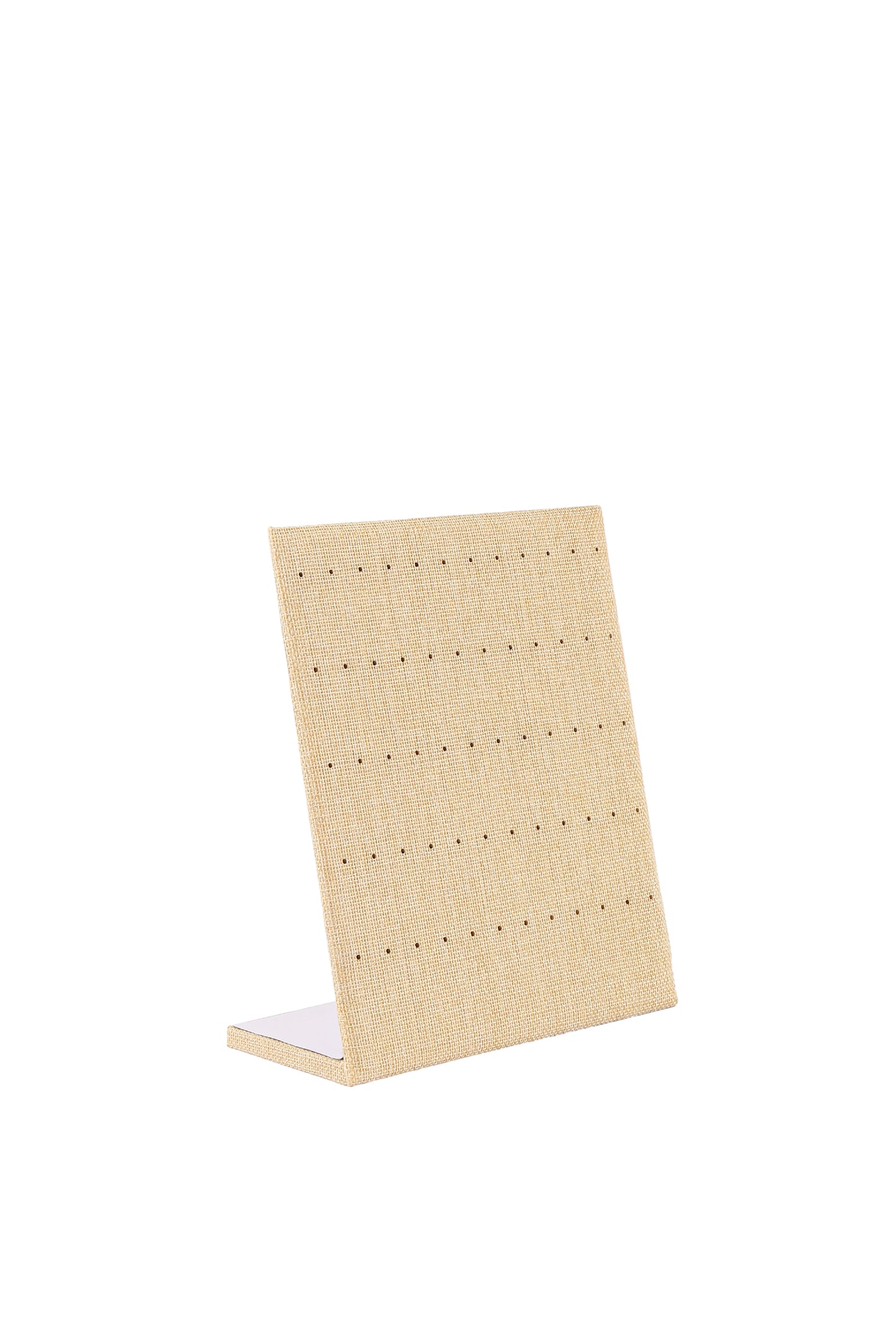 Oorbellenrek beige linnen