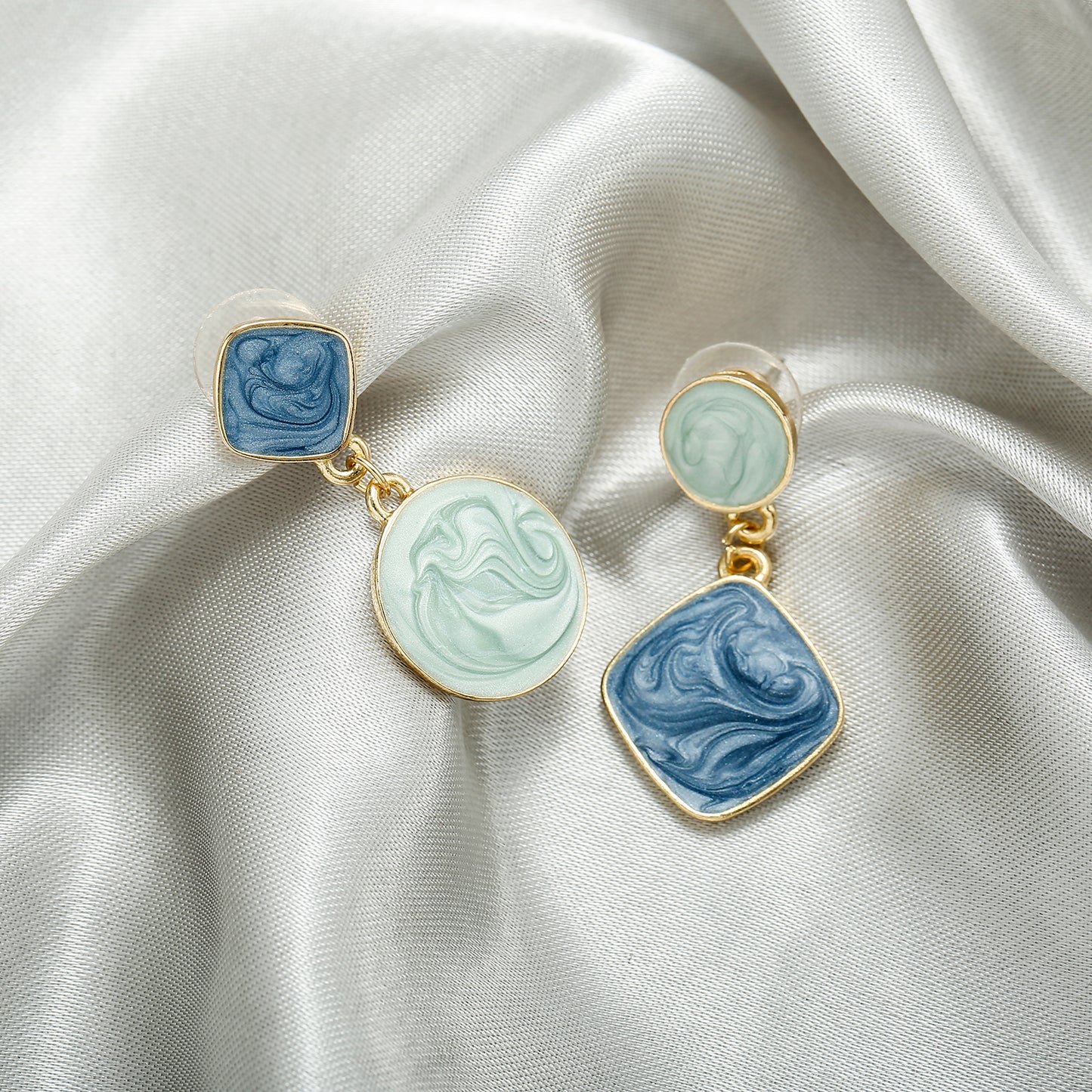 Oorbellen blauw