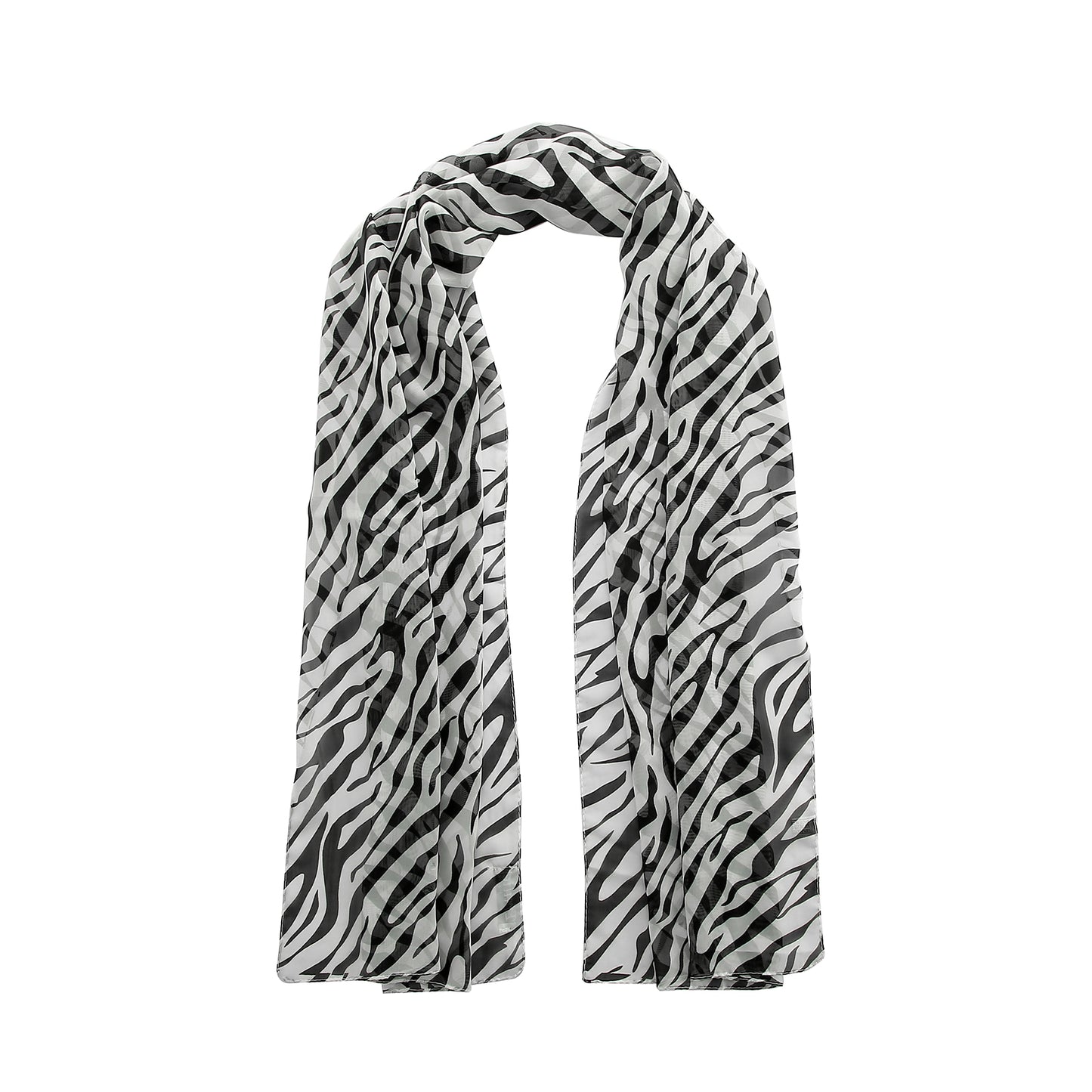Zebra print scarf
