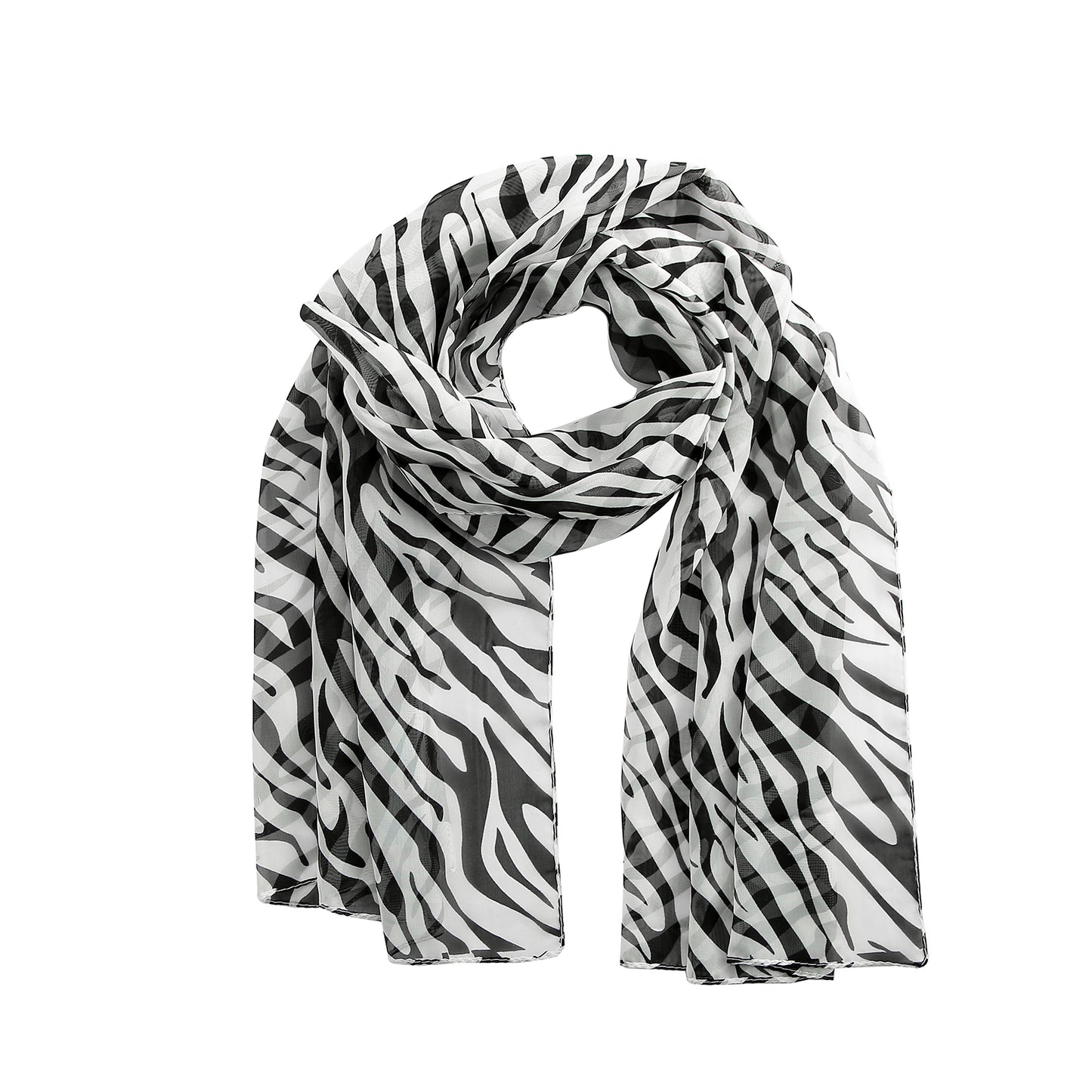 Zebra print scarf