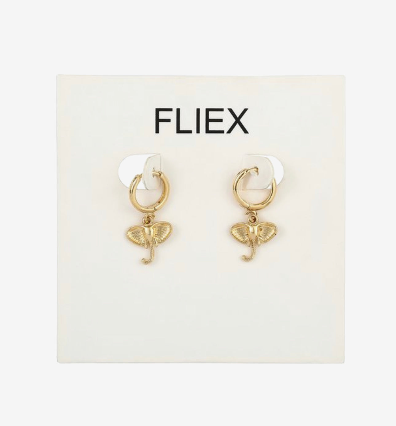 Earrings elephant gold